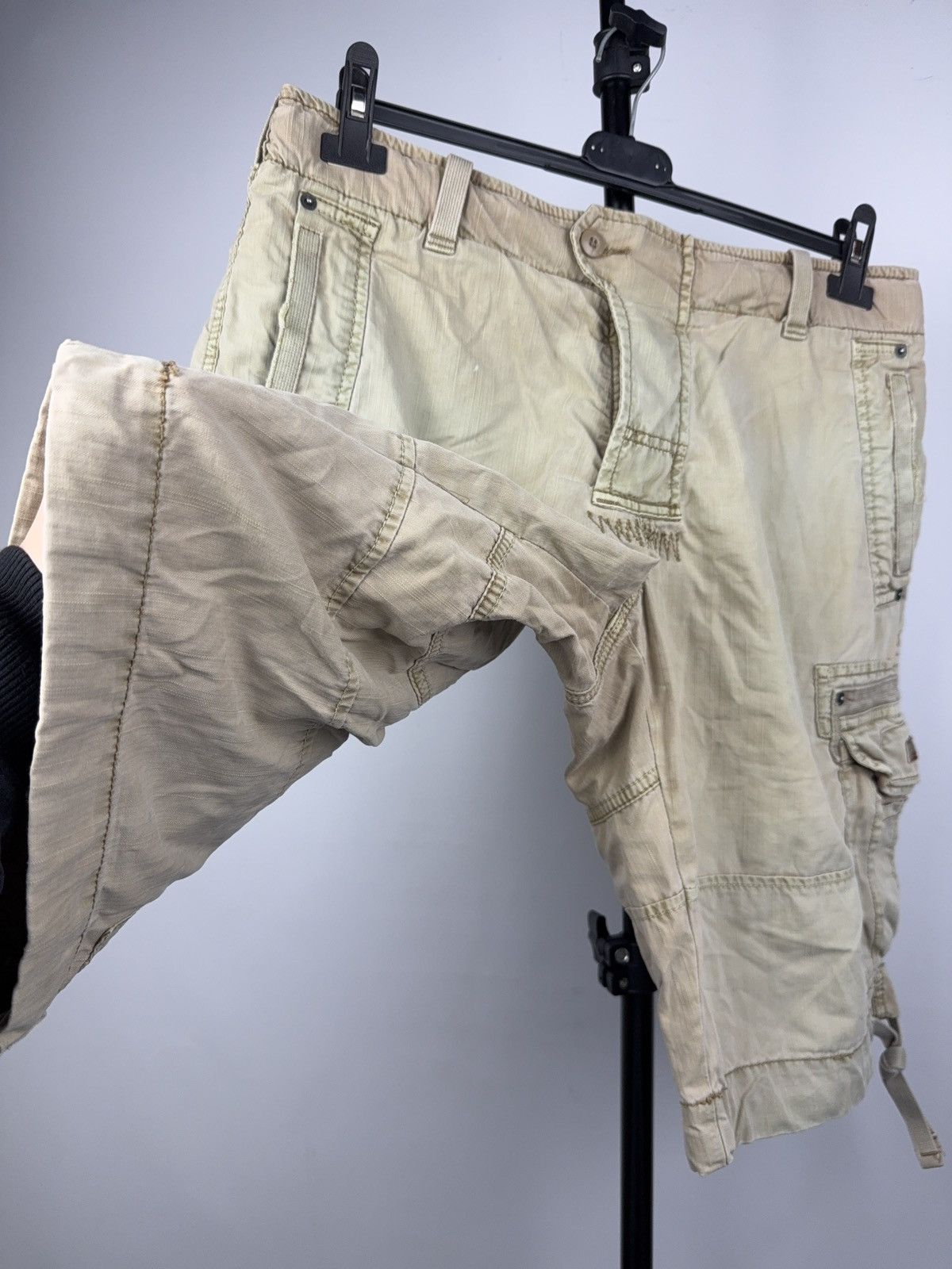 Napapijri Napapijri Cargo Utility Shorts Beige Cotton Outdoor Style Size US 34 / EU 50 - 7 Thumbnail
