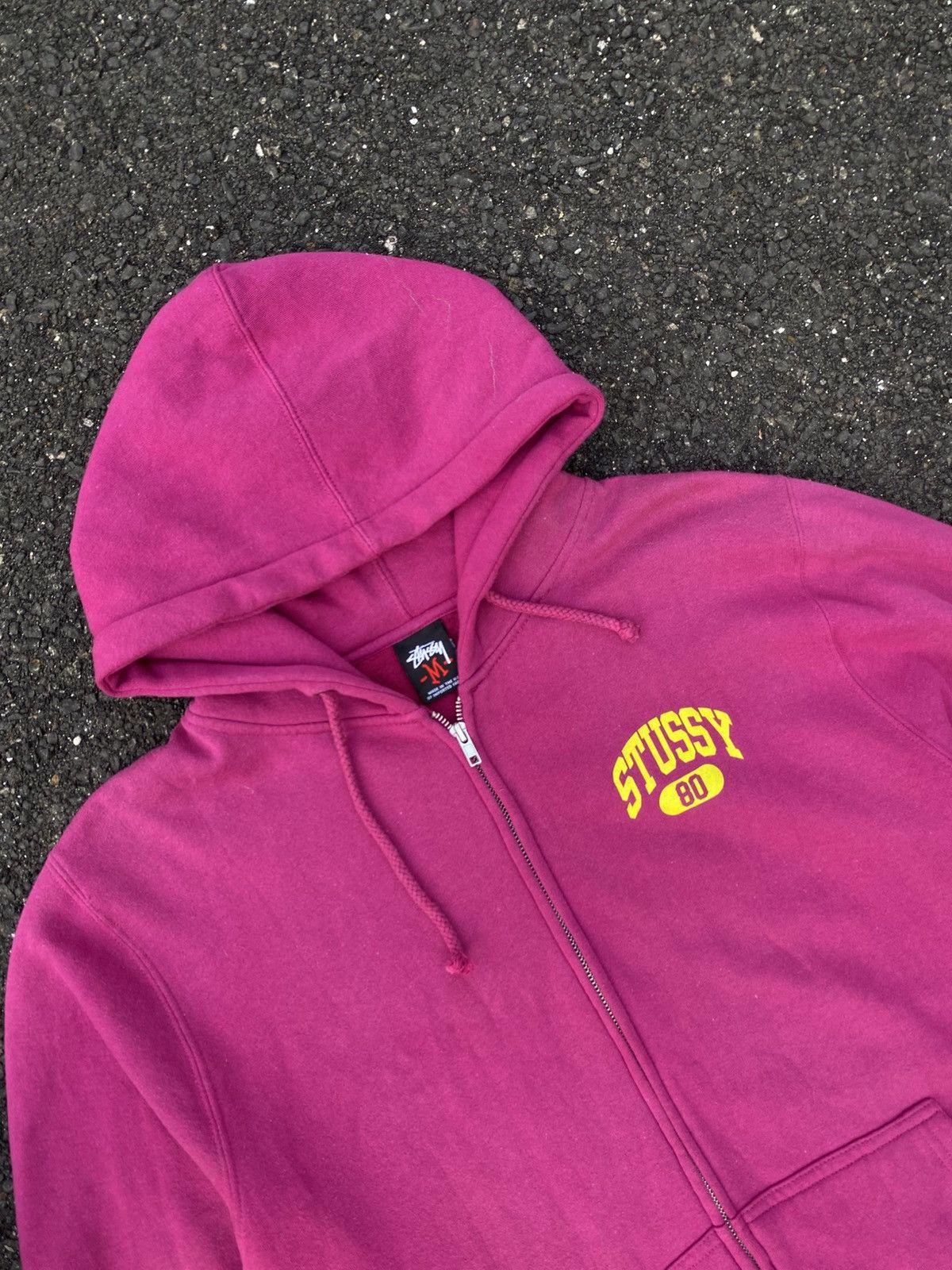 Stussy Stussy 80 Vintage 2000s Zipper Hoodie Size US XL / EU 56 / 4 - 2 Thumbnail