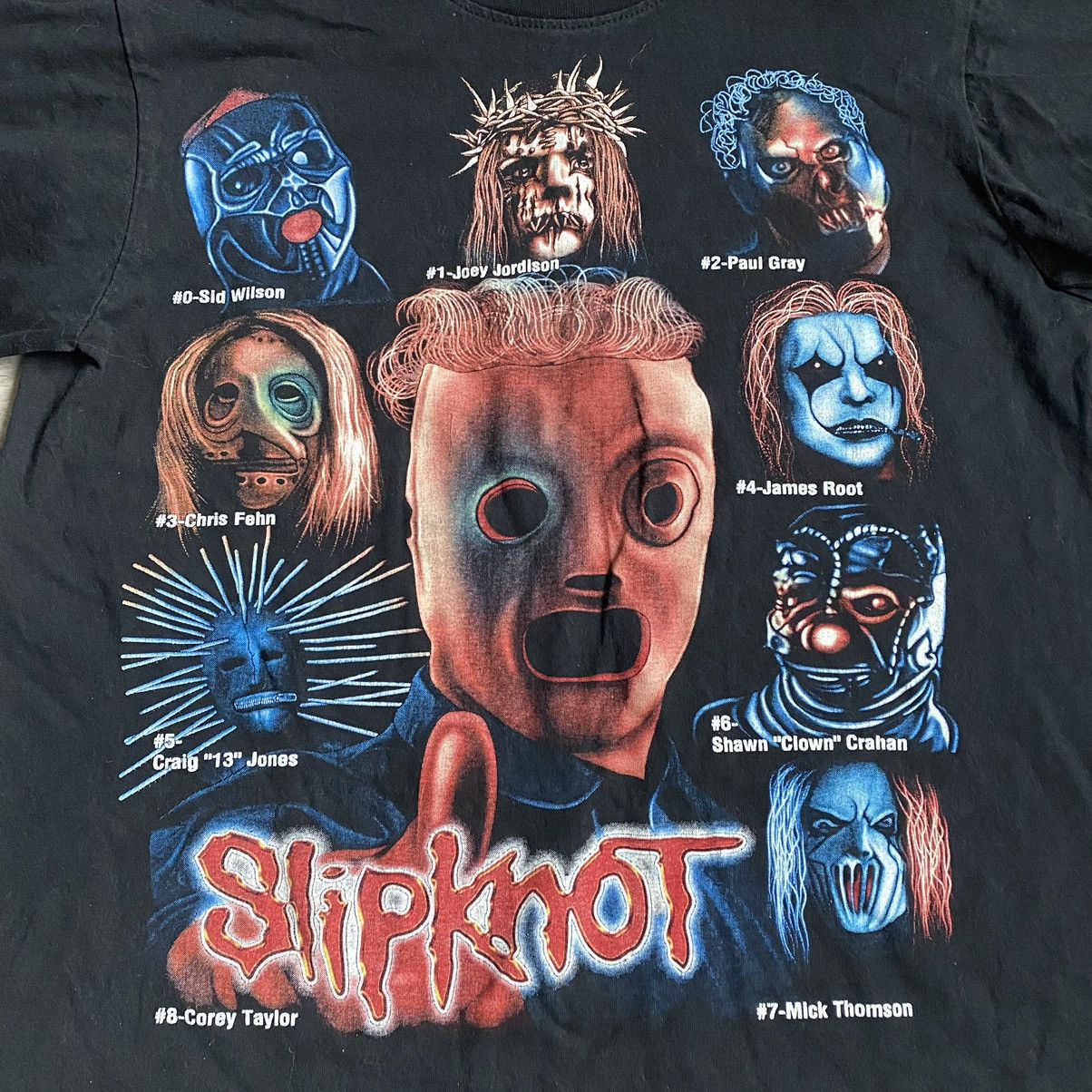 Band Tees AWESOME SLIPKNOT BAND 90s PARTICIPANTS BOXY T SHIRT Size US M / EU 48-50 / 2 - 3 Thumbnail