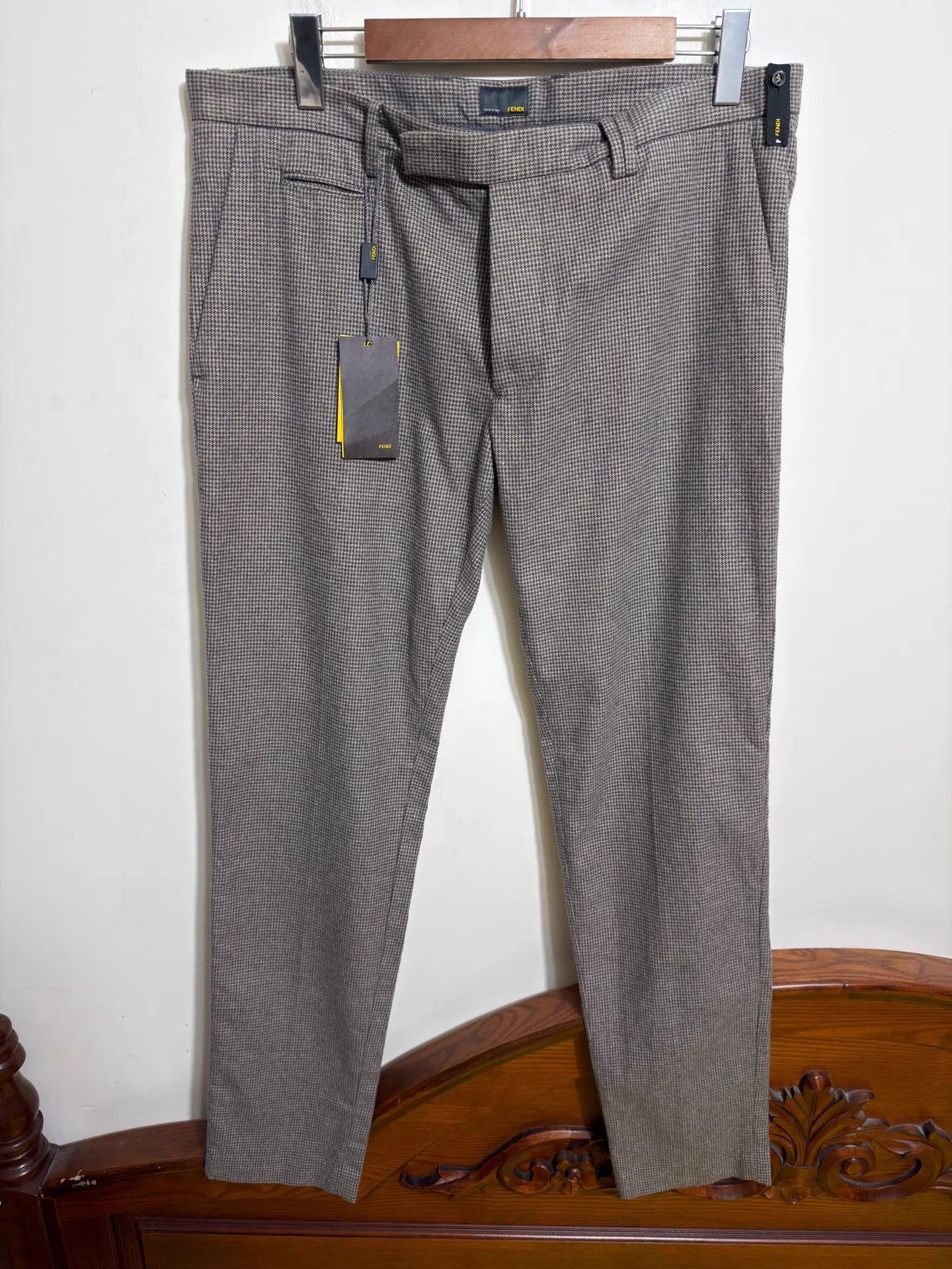 Fendi Multi Checkered Casual Pants Size 38 Size US 38 / EU 54 - 1 Thumbnail