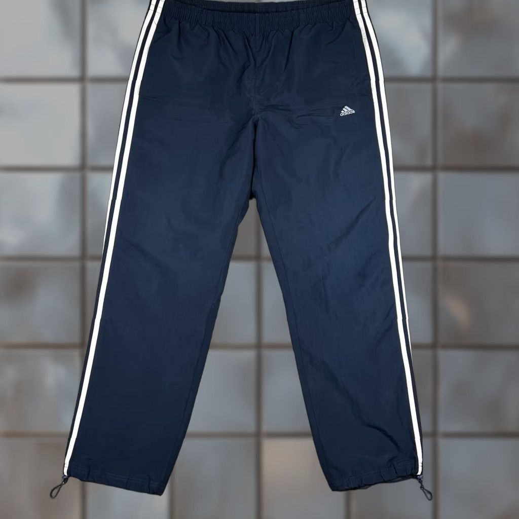 Adidas VTG Adidas Track Pants Men’s XL Navy Blue Cinch Cord Ankle Y2K 90s Athleisure Sports Pants Mens XL Navy Blue Track Pants Adidas VTG Size US 36 / EU 52 - 1 Thumbnail