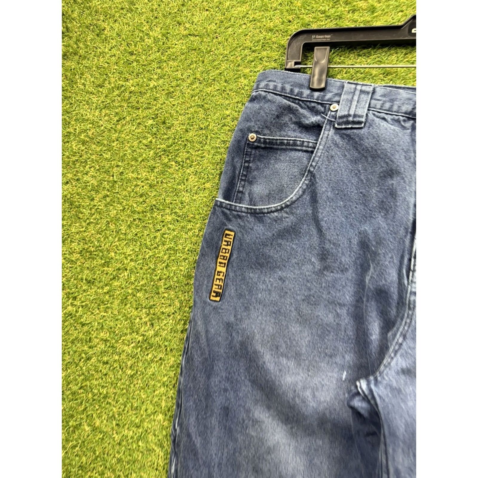 Vintage VINTAGE Godbody Jeans Mens 36 Jeans 90s Grunge Hip Hop Wide-Leg Denim Blue 5-Pocket Relaxed Mens Size US 36 / EU 52 - 2 Thumbnail