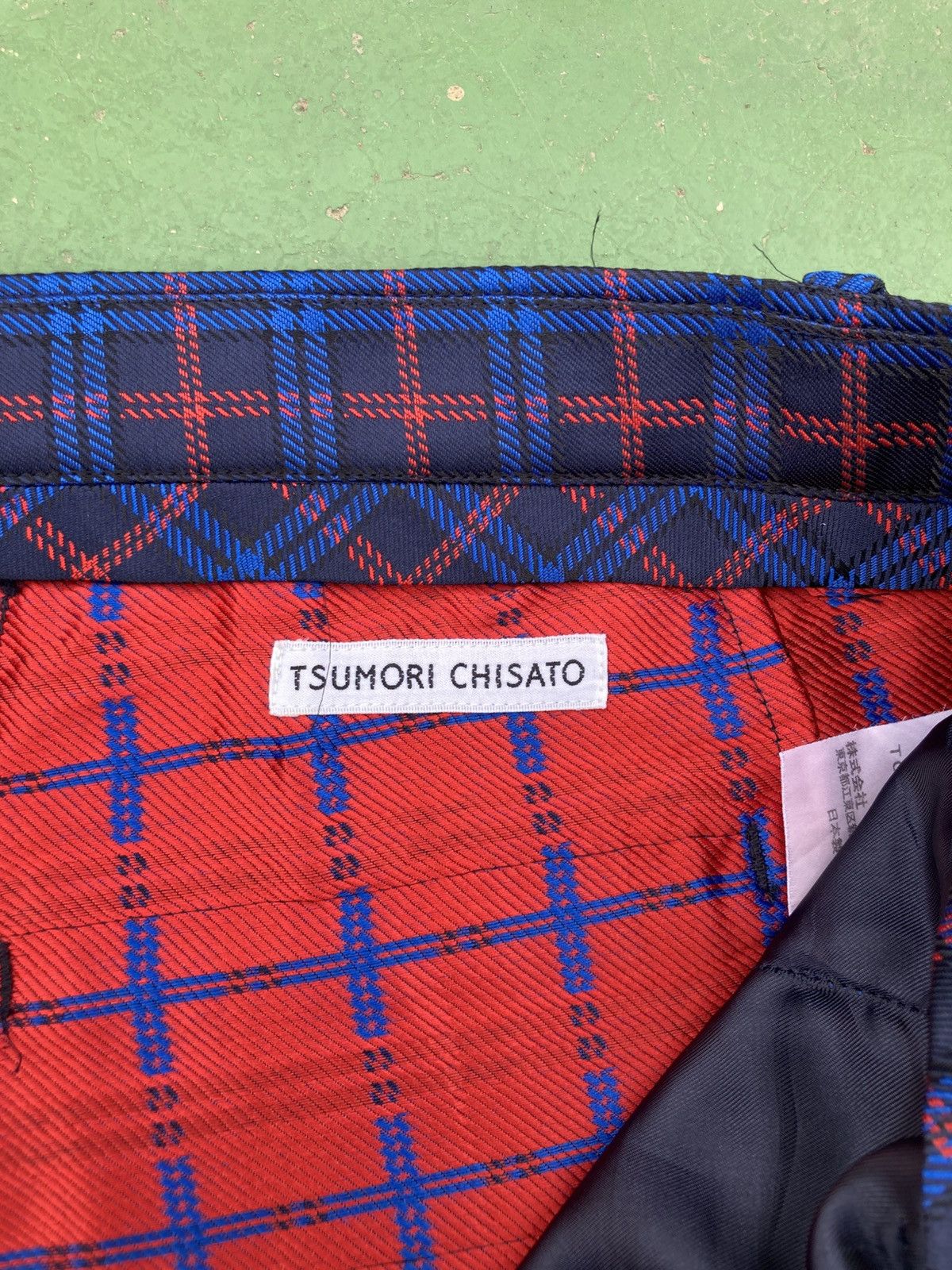 Tsumori Chisato Tsumori Chisato Tartan Plaid Tapered Trousers Size US 31 - 12 Thumbnail