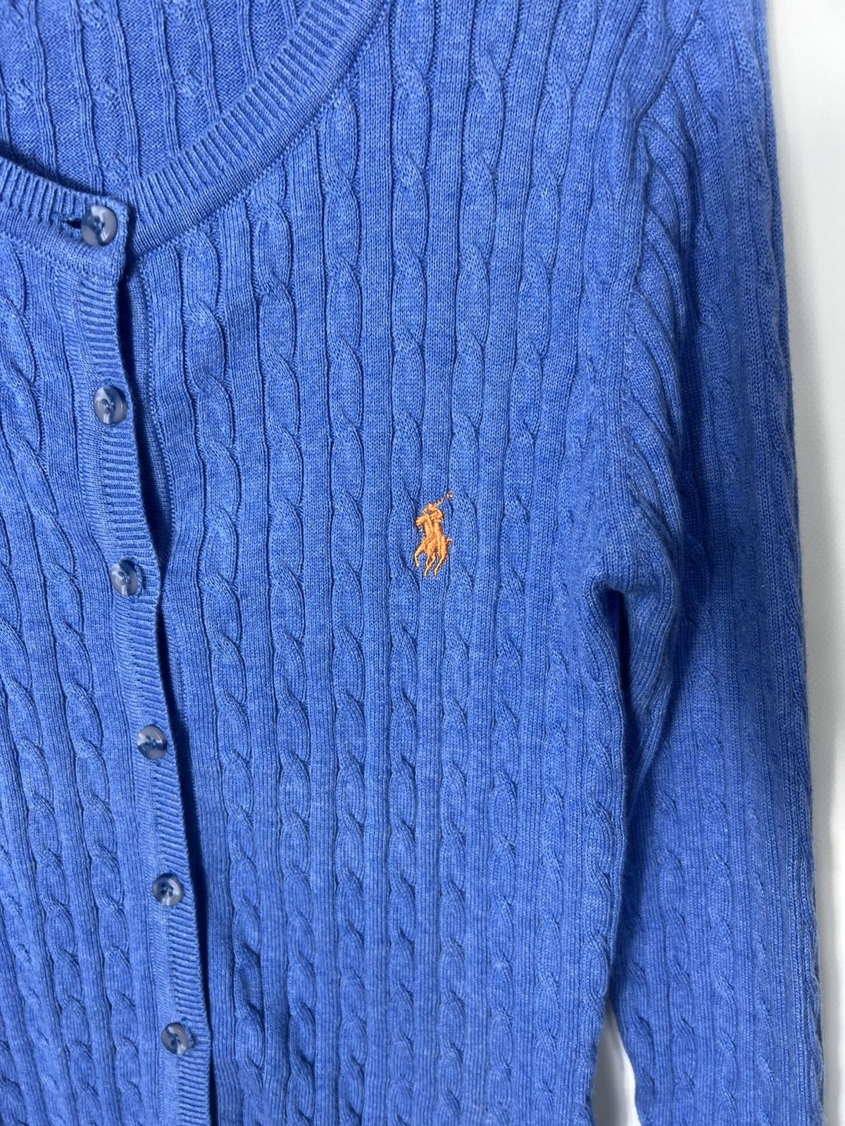 Polo Ralph Lauren Vintage streetwear Polo Ralph Lauren Cable Knit Cardigan Size M / US 6-8 / IT 42-44 - 3 Thumbnail