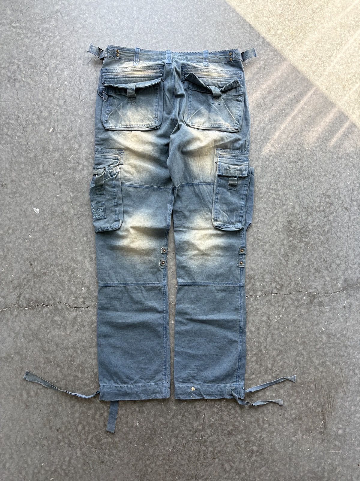 Vintage Vintage Y2K Baggy Cargo Pants Faded Skater 32x32 Size US 32 / EU 48 - 8 Thumbnail