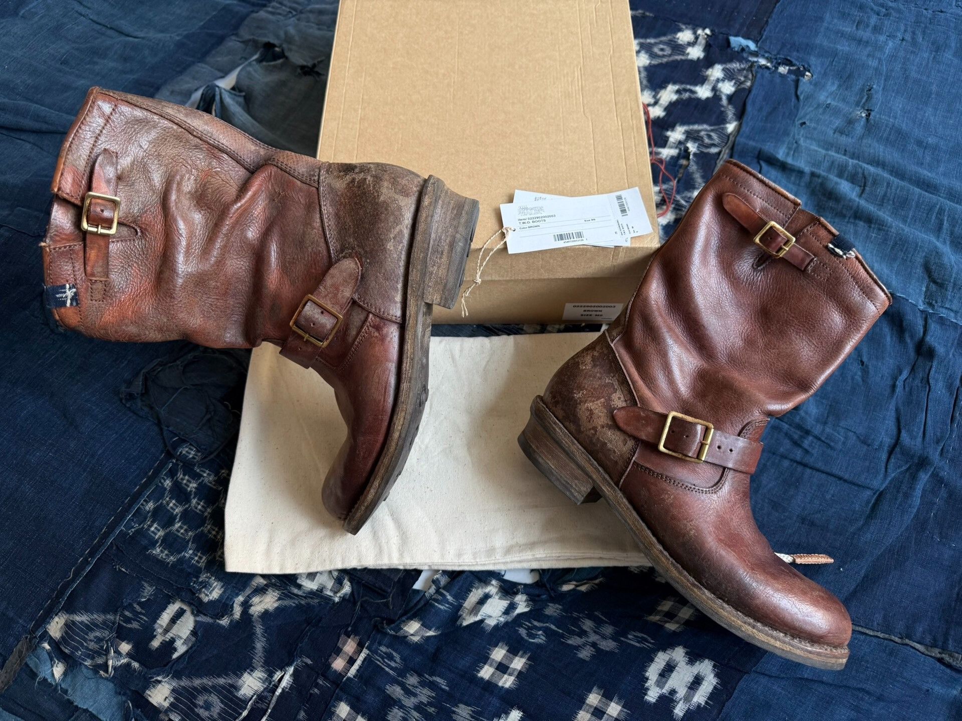 Visvim visvim ict t.w.o engineer boots brown Size US 9 / EU 42 - 1 Thumbnail