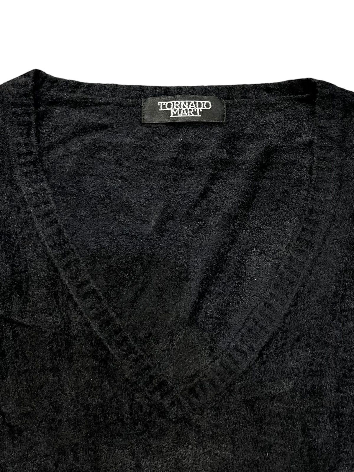 14th Addiction 2000s Tornado Mart - V-Neck Velour Top LS Size US M / EU 48-50 / 2 - 3 Thumbnail