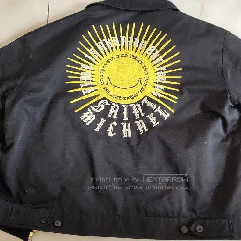 Saint Michael Saint Michael Flocked embroidered work jacket Size US L / EU 52-54 / 3 - 2 Thumbnail