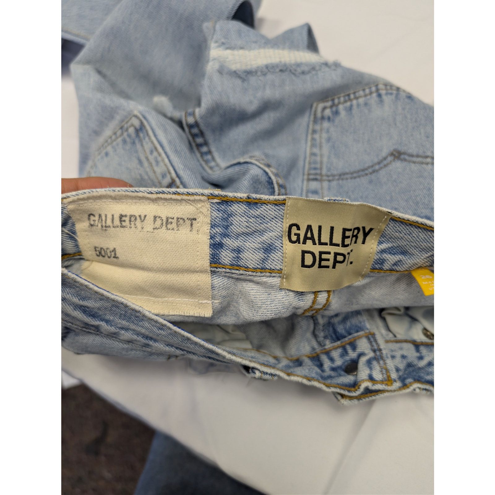 Gallery Dept. o1rshd1 5001 Denim Jeans in Indigo Blue Size US 26 / EU 42 - 18 Thumbnail