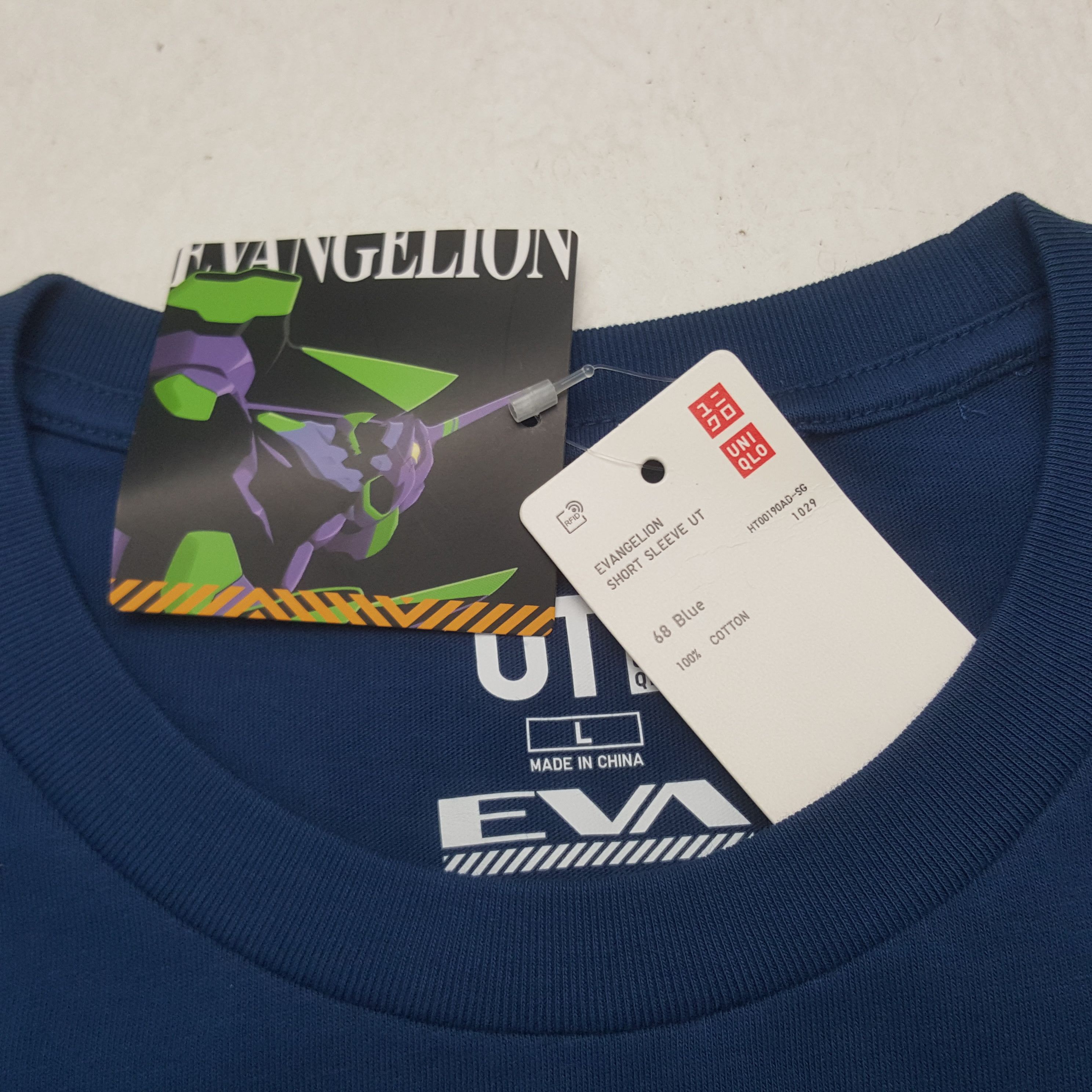 Anime Vintage Neon Genesis Evangelion Japanese Anime Tshirt RR1 Size US L / EU 52-54 / 3 - 6 Thumbnail