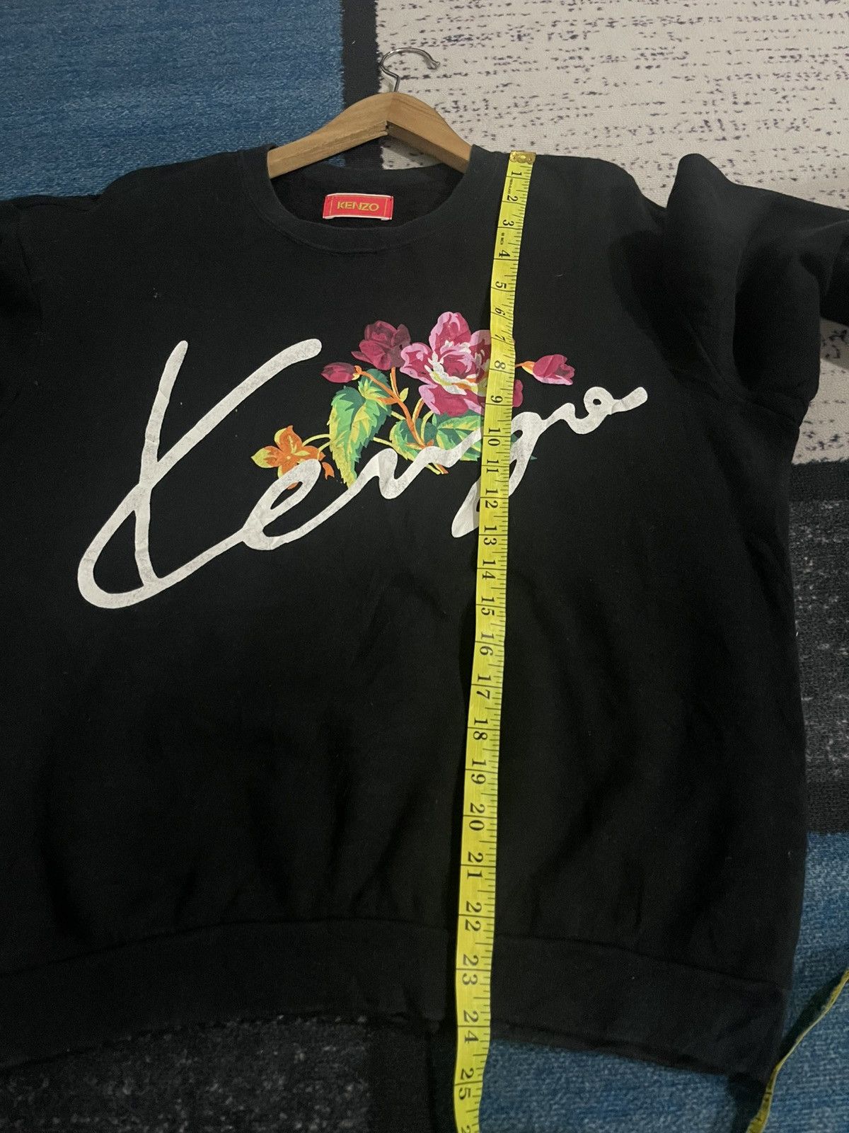 Kenzo Vintage Kenzo Floral Sweatshirt Size L / US 10 / IT 46 - 11 Thumbnail