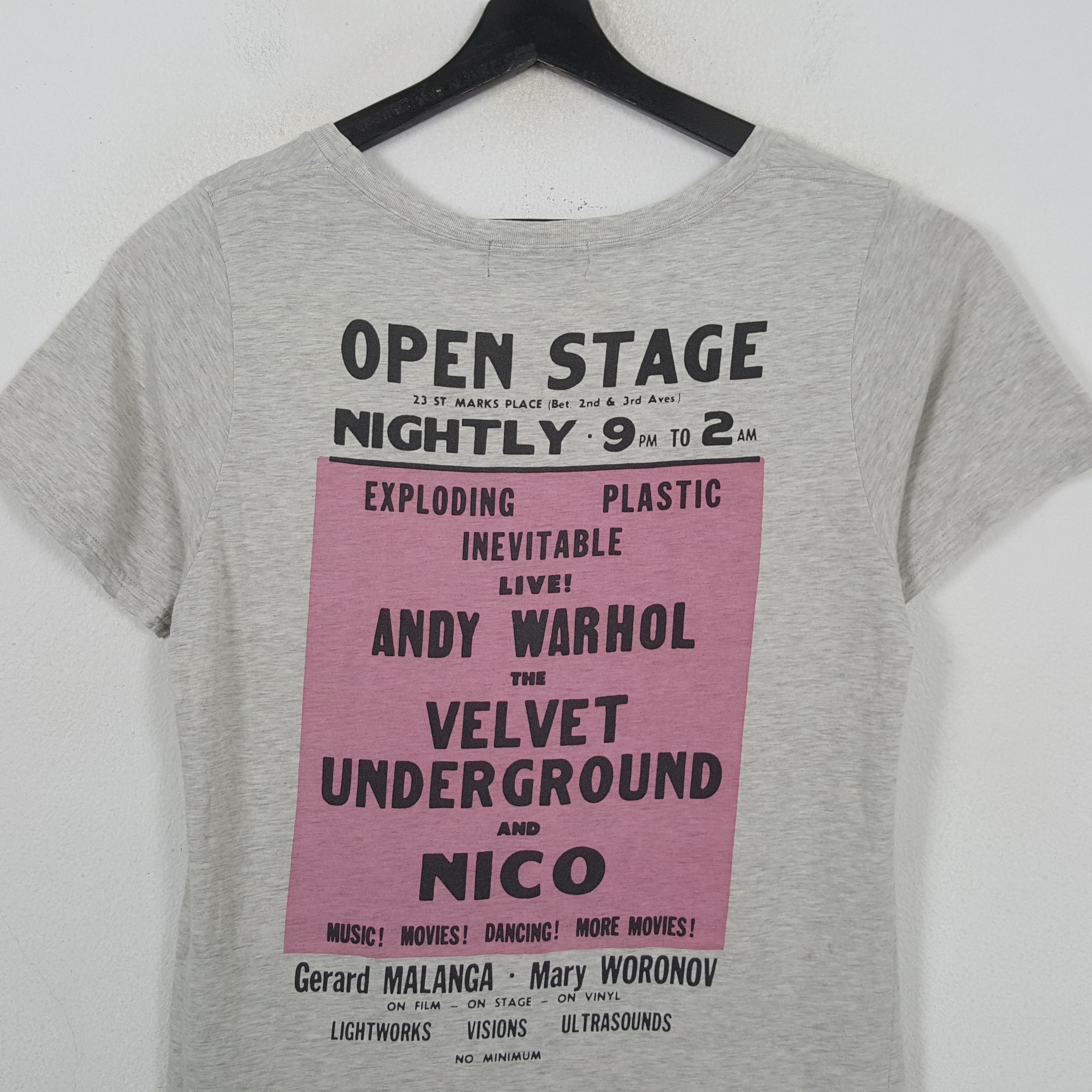 Hysteric Glamour Hysteric Glamour X Andy Warhol Japanese Brand Tshirt RR14 Size S / US 4 / IT 40 - 2 Thumbnail
