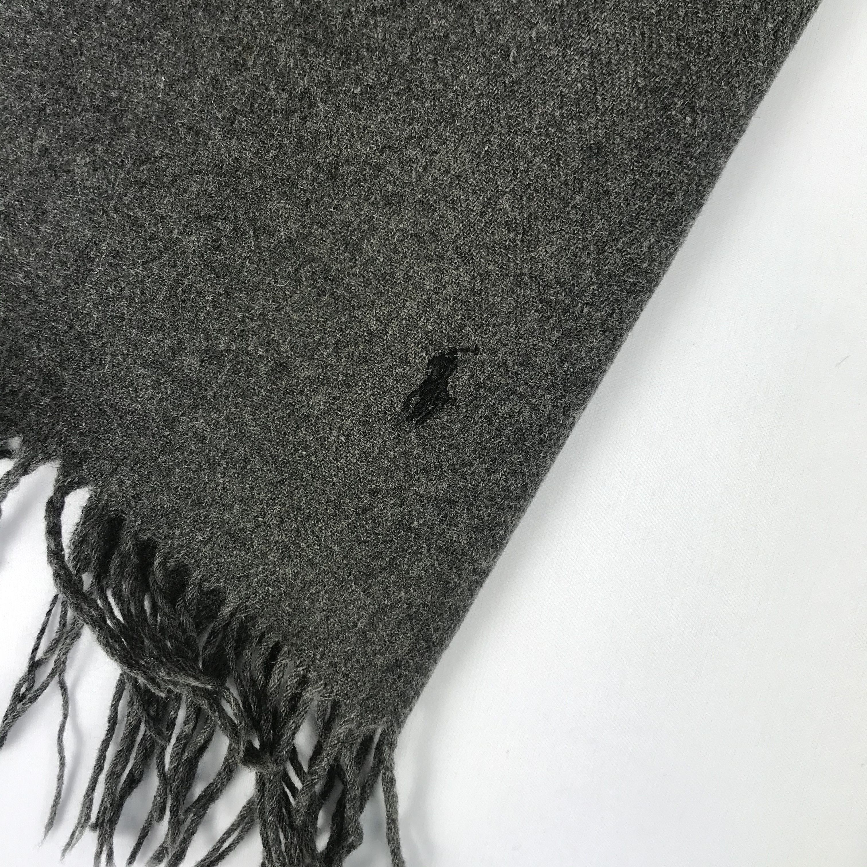 Polo Ralph Lauren Vintage Polo Ralph Lauren Scarf Fringe Wool Scarves . Size ONE SIZE - 4 Thumbnail