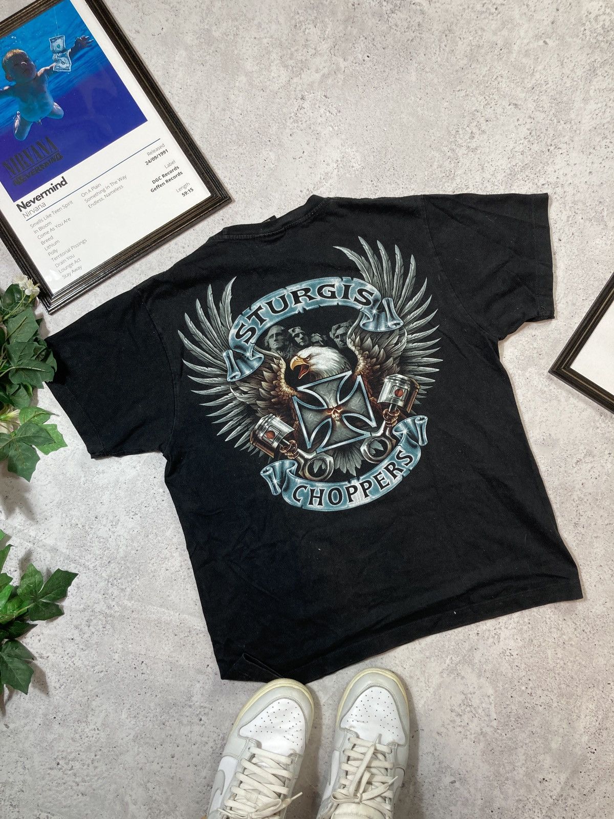 Harley Davidson × Vintage × West Coast Choppers Sturgis choppers vintage t-shirt man l Size US L / EU 52-54 / 3 - 7 Thumbnail