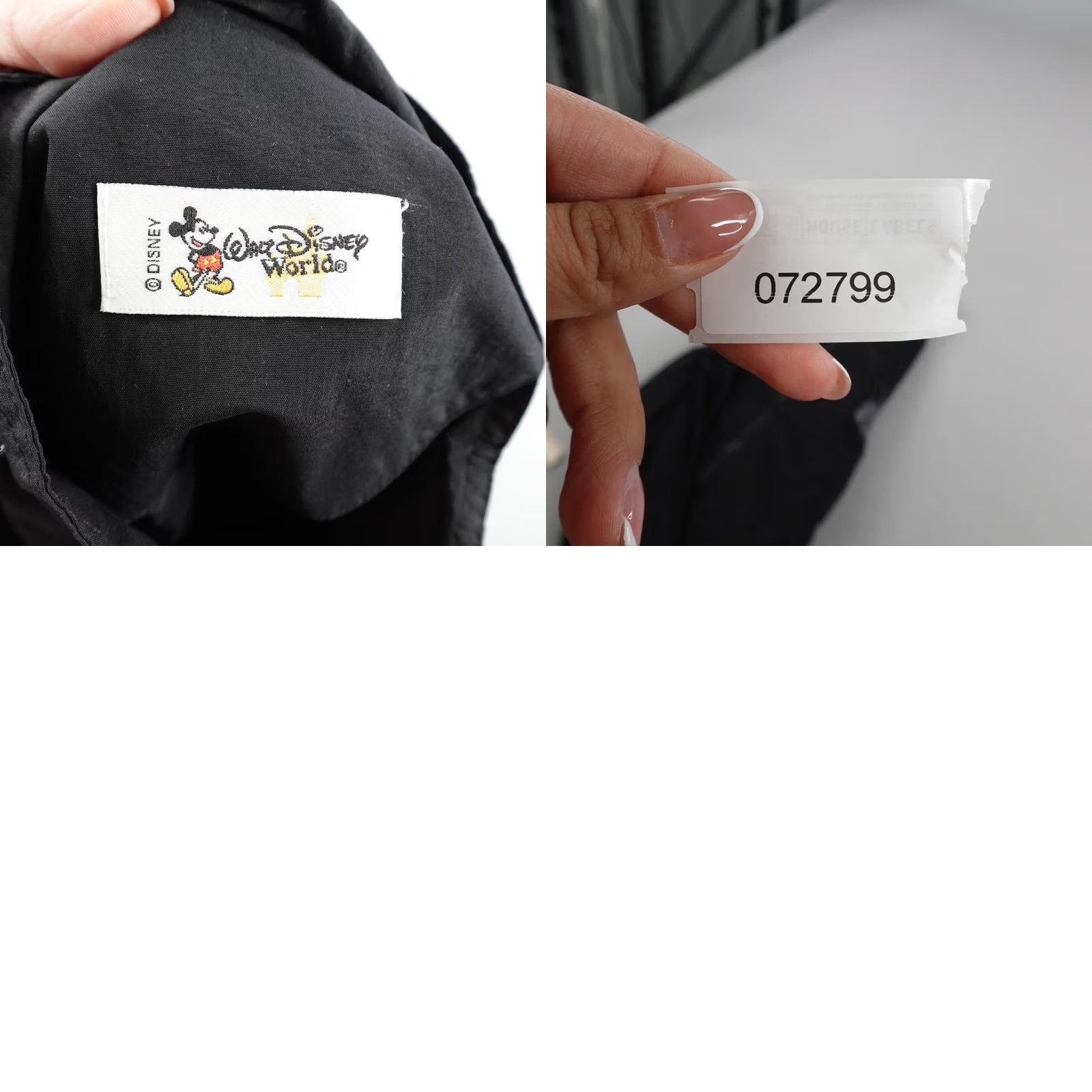 Disney Disney Walt Disney World Jacket Mens XL Black Windbreaker Coat Full Zip Magic Kingdom Size US M / EU 48-50 / 2 - 8 Thumbnail