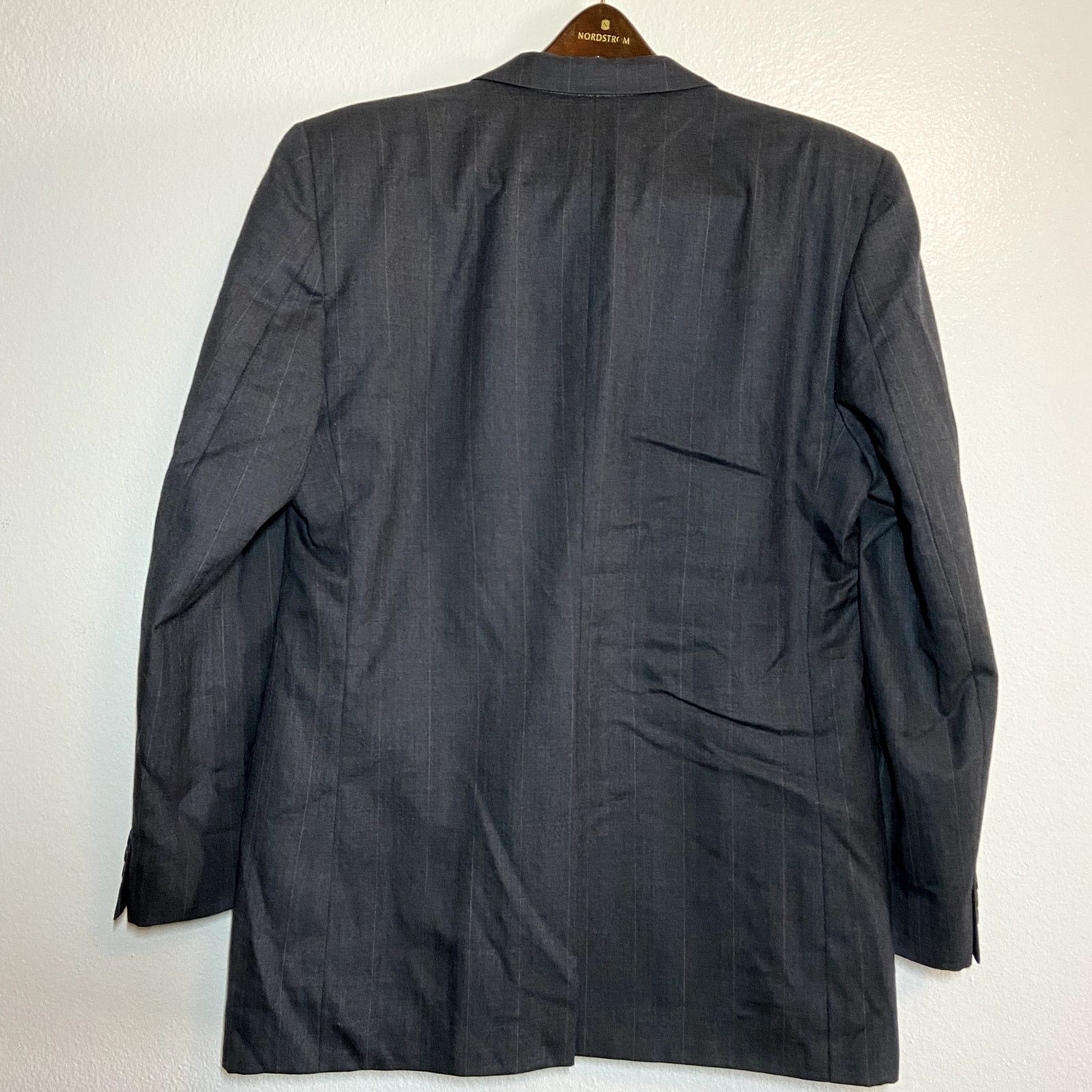 Burberry Burberry's 2 Piece Suit Vintage 100% Pure Wool Slate Gray 54 Size 54R - 5 Thumbnail