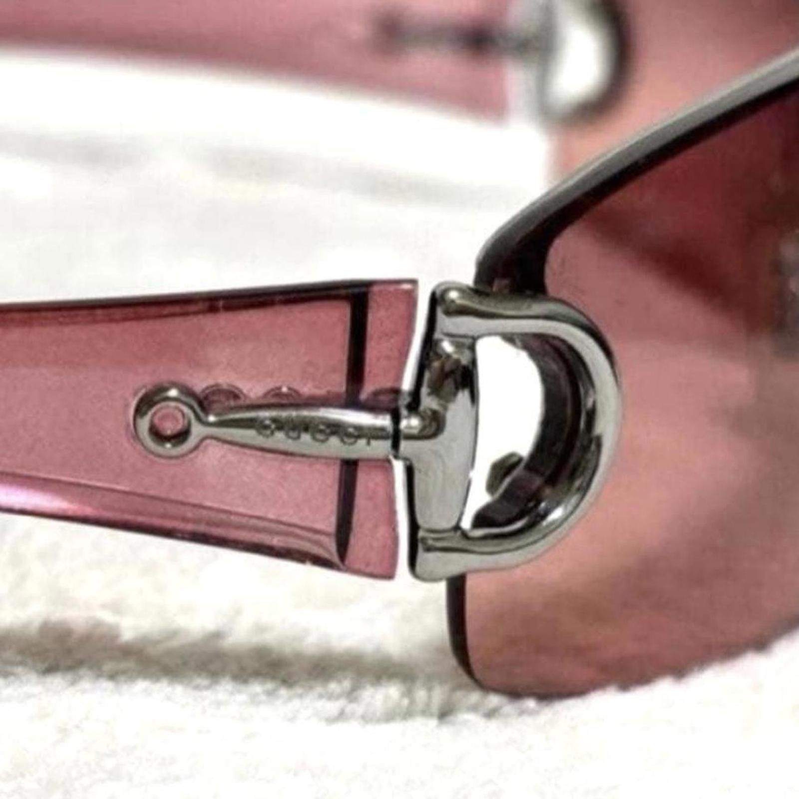 Gucci Gucci authentic pink rimless vintage sunglasses Size ONE SIZE - 7 Thumbnail