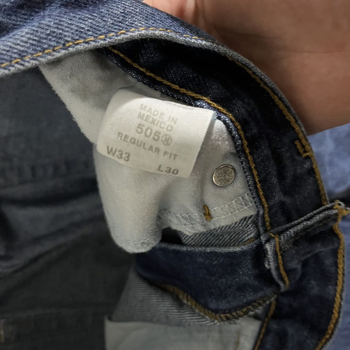 Levi's × Vintage Crazy Vintage Y2K Levi's 505 Jeans Essential Skater Unique Size US 32 / EU 48 - 10 Thumbnail