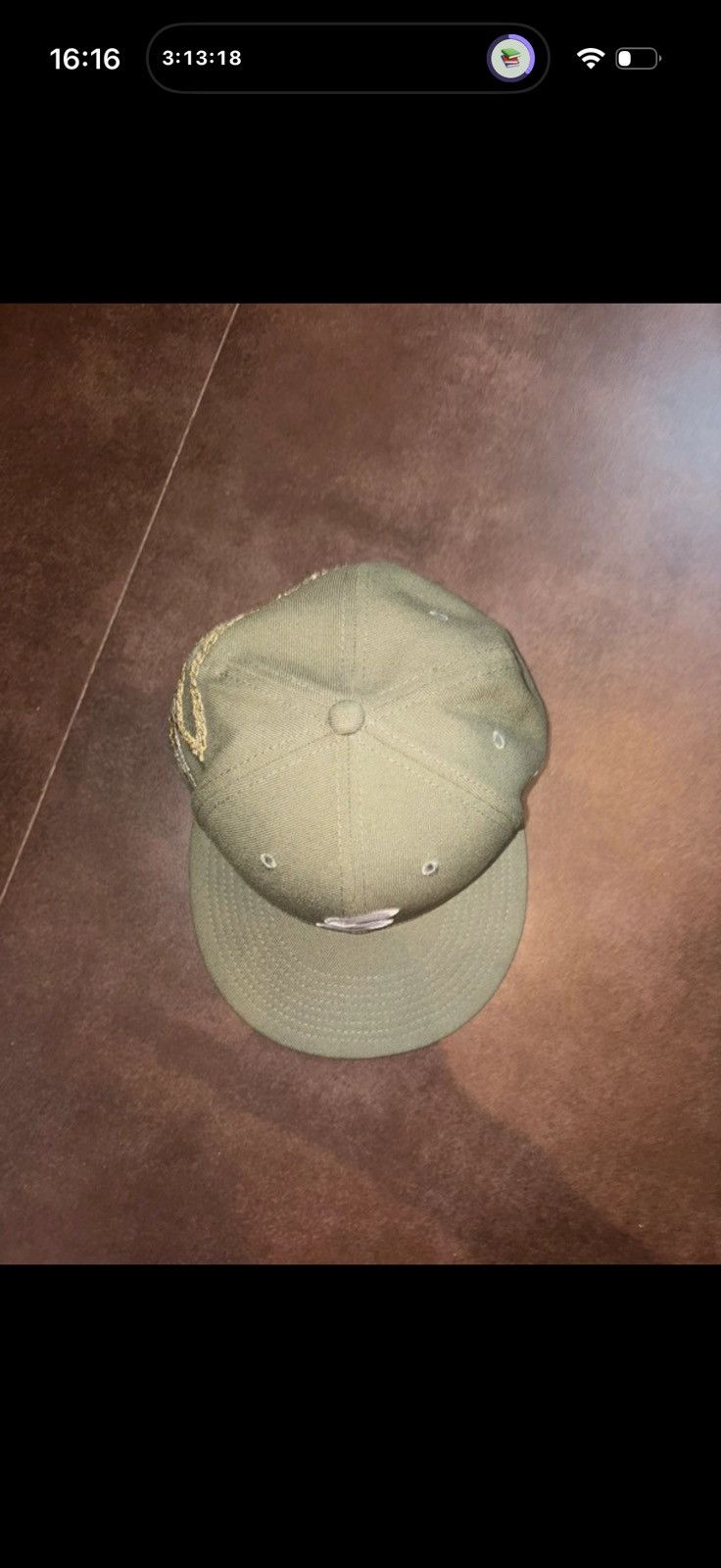 Supreme Supreme Jesus Piece S Logo Fitted Cap Size 28 - 4 Thumbnail