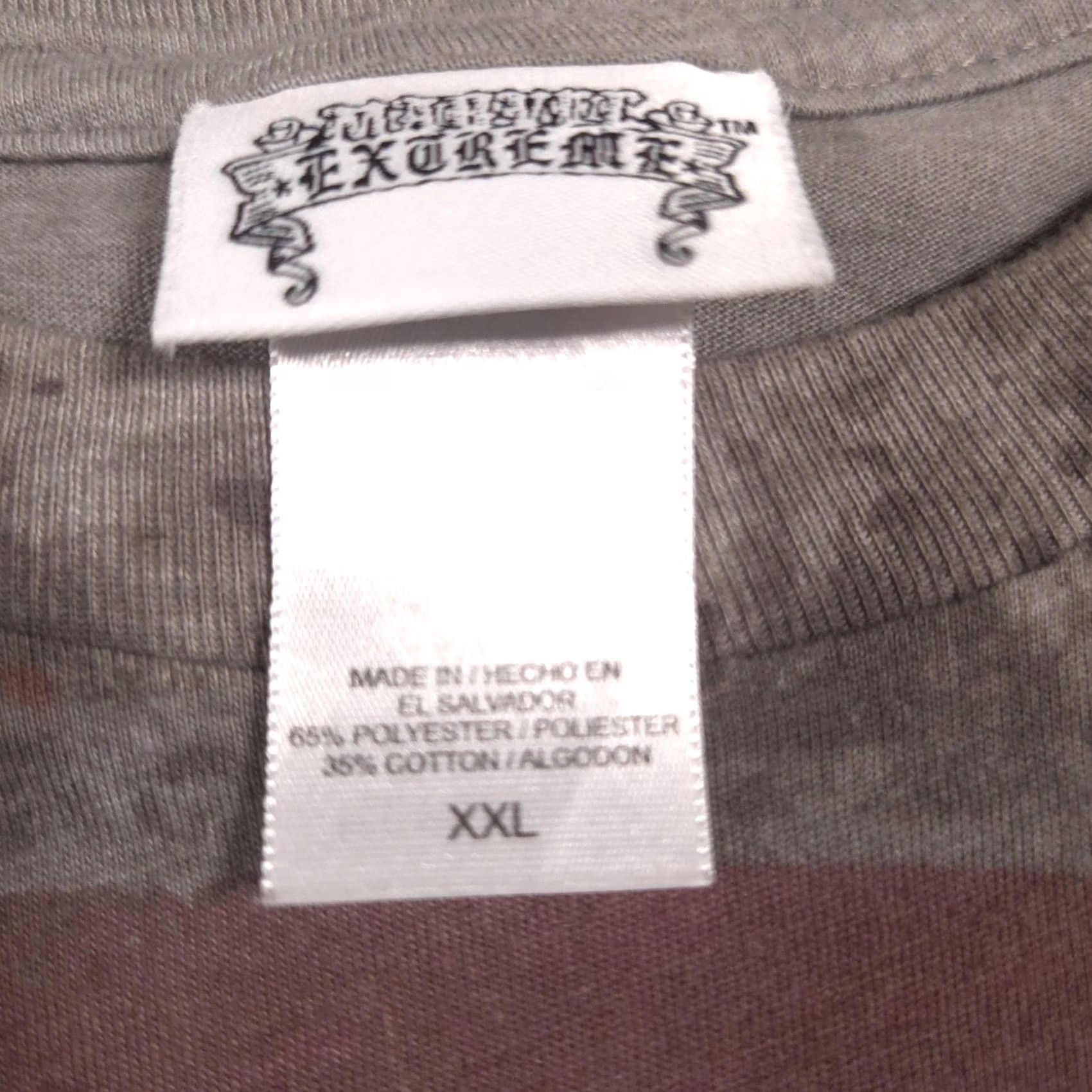 Vintage Extreme Shirt 2XL Gray Punisher Skull Marvel Graphic Tee Crewneck Mens Short Sleeve Shirt Size US XXL / EU 58 / 5 - 6 Thumbnail