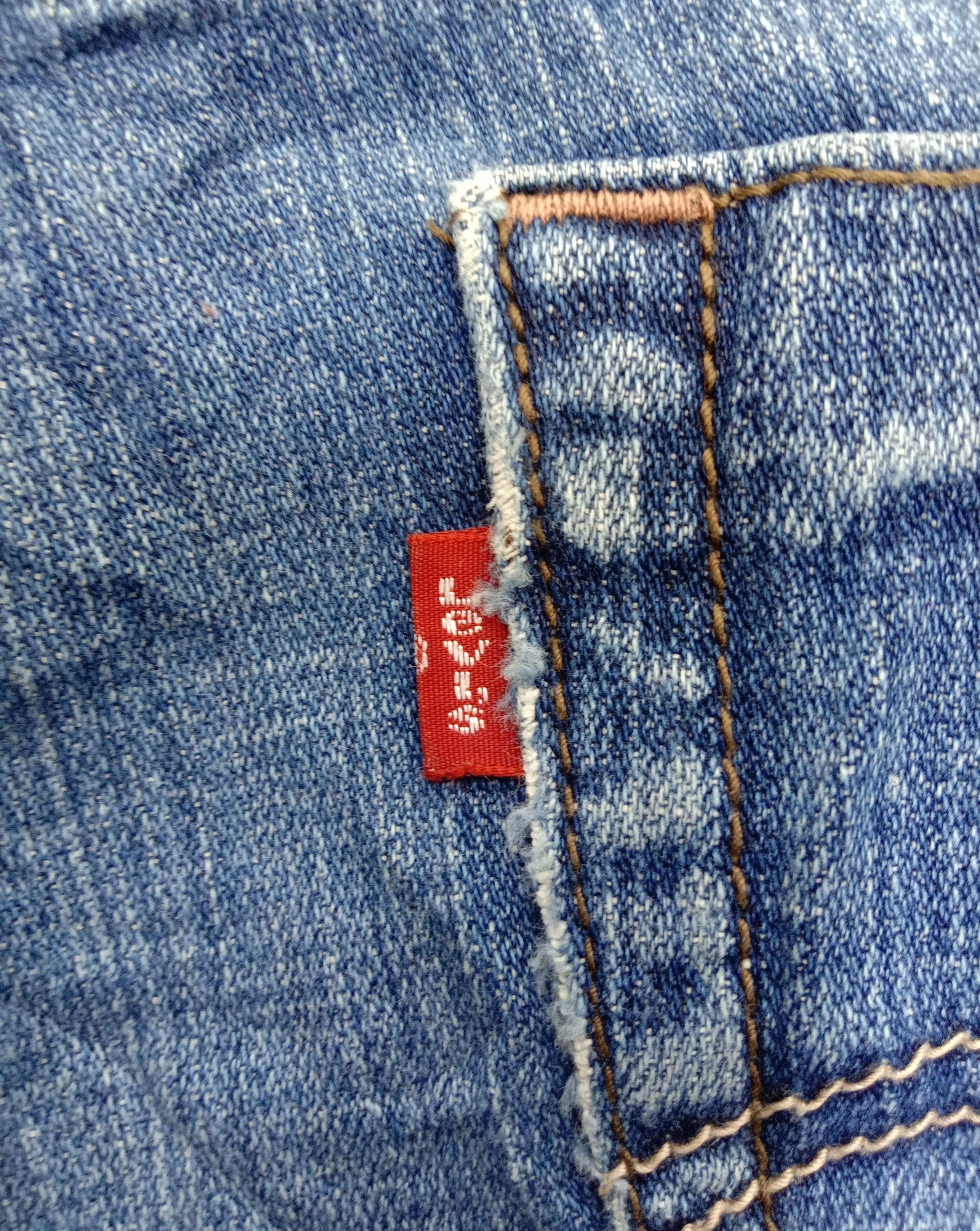 Levi's Vintage Levi's 515 Jeans Capri Blue Wash Denim Size 31" - 10 Thumbnail