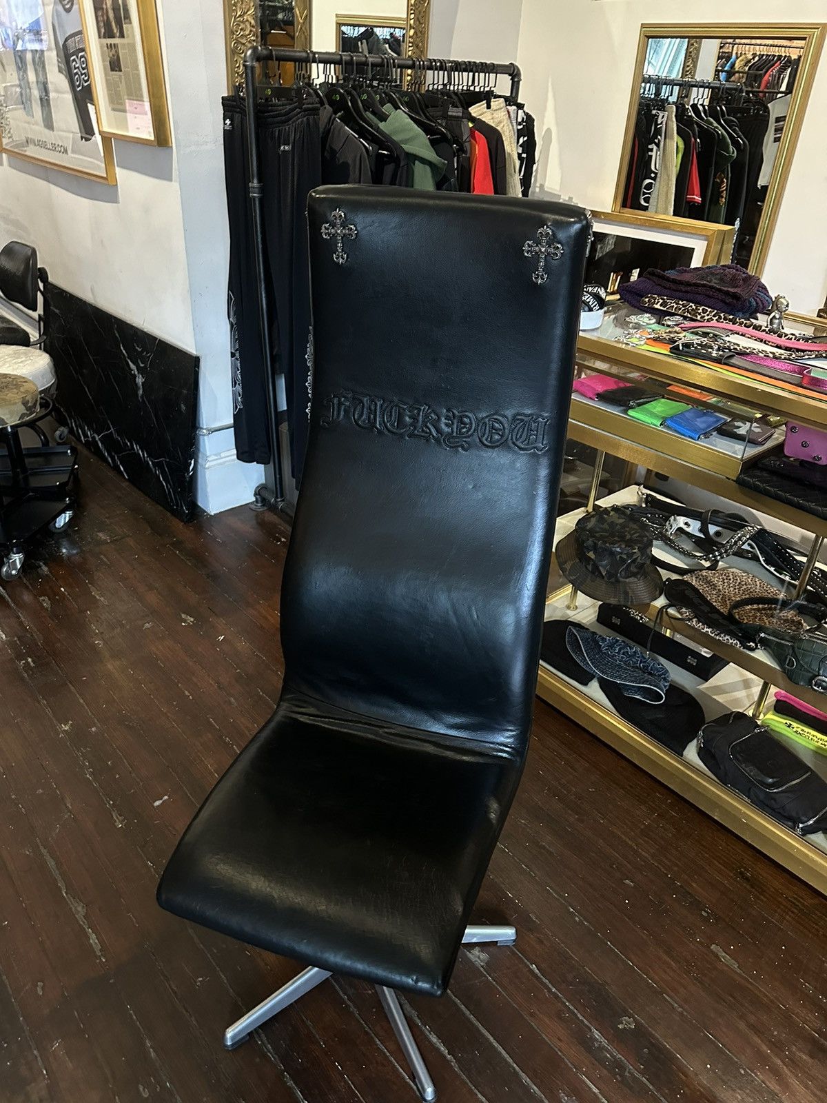 Chrome Hearts CHROME HEARTS VIP EXECUTIVE GAMING CROSS PATCH CHAIR Size ONE SIZE - 7 Thumbnail
