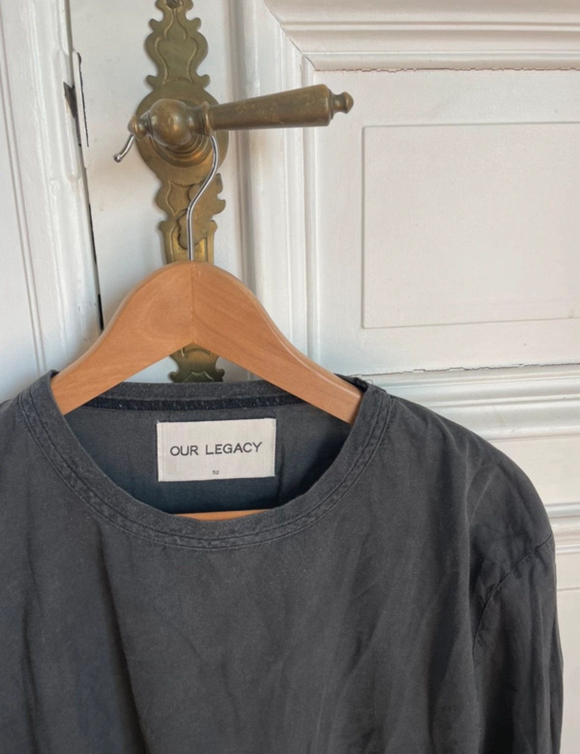 Our Legacy Our Legacy Washed Black Longsleeves Size US L / EU 52-54 / 3 - 2 Thumbnail