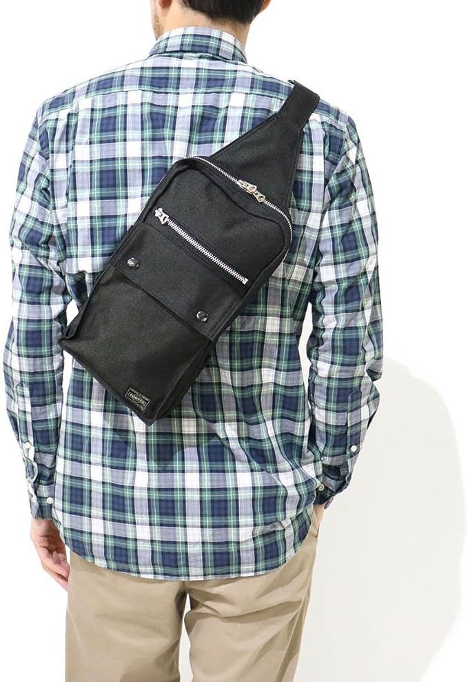 image of Porter - Smoky Denim Crossbody Bag in Smoky Black, Men's
