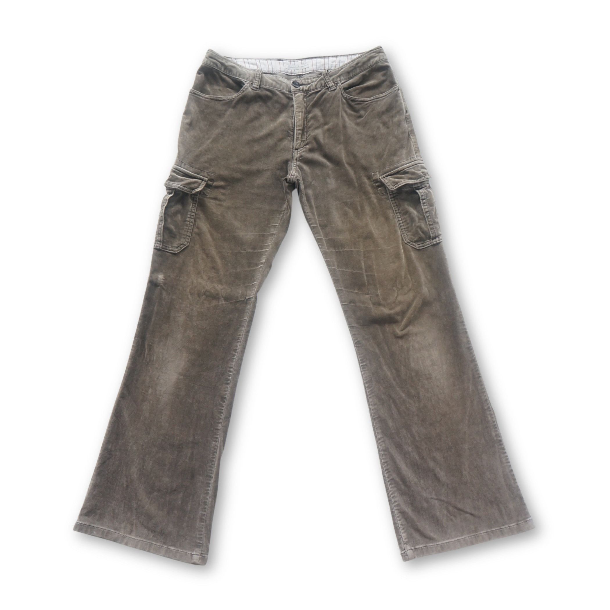 Japanese Brand Sunny Cloud Multi Pockets Cargo Corduroy Pants Size 28" / US 6 / IT 42 - 1 Thumbnail