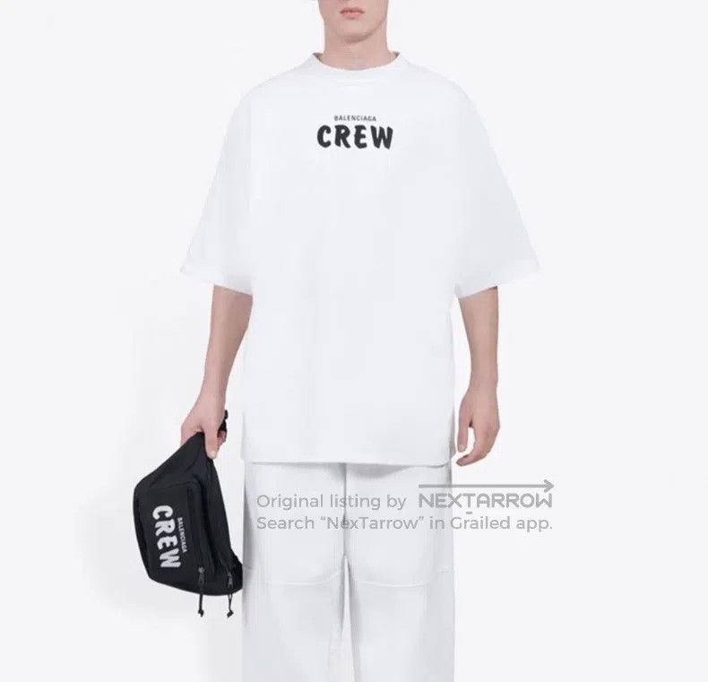 Balenciaga Balenciaga Alphabet Printed Crewneck Short Sleeve Size US M / EU 48-50 / 2 - 7 Thumbnail