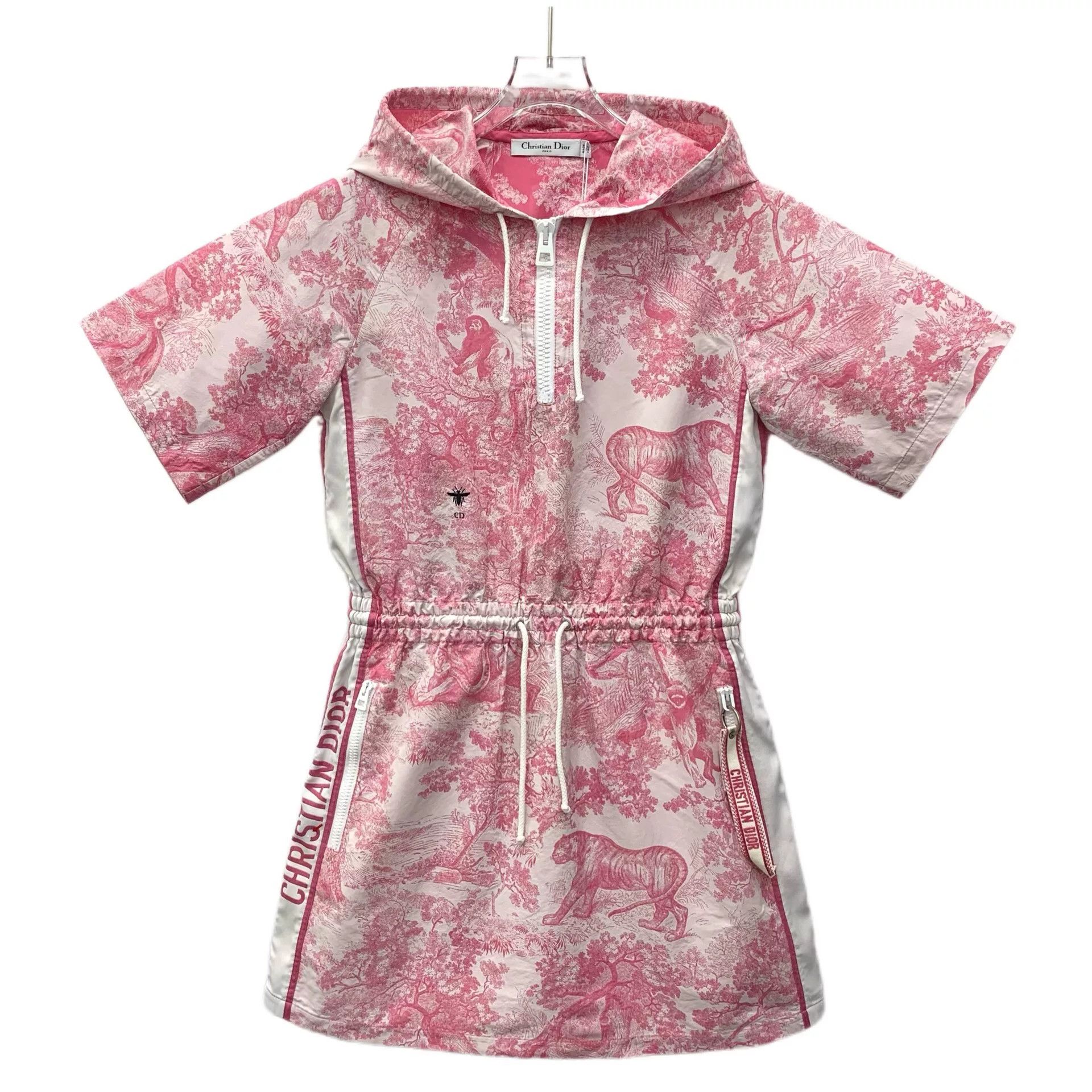 Dior pink animal print hooded dress Size M / US 6-8 / IT 42-44 - 1 Thumbnail