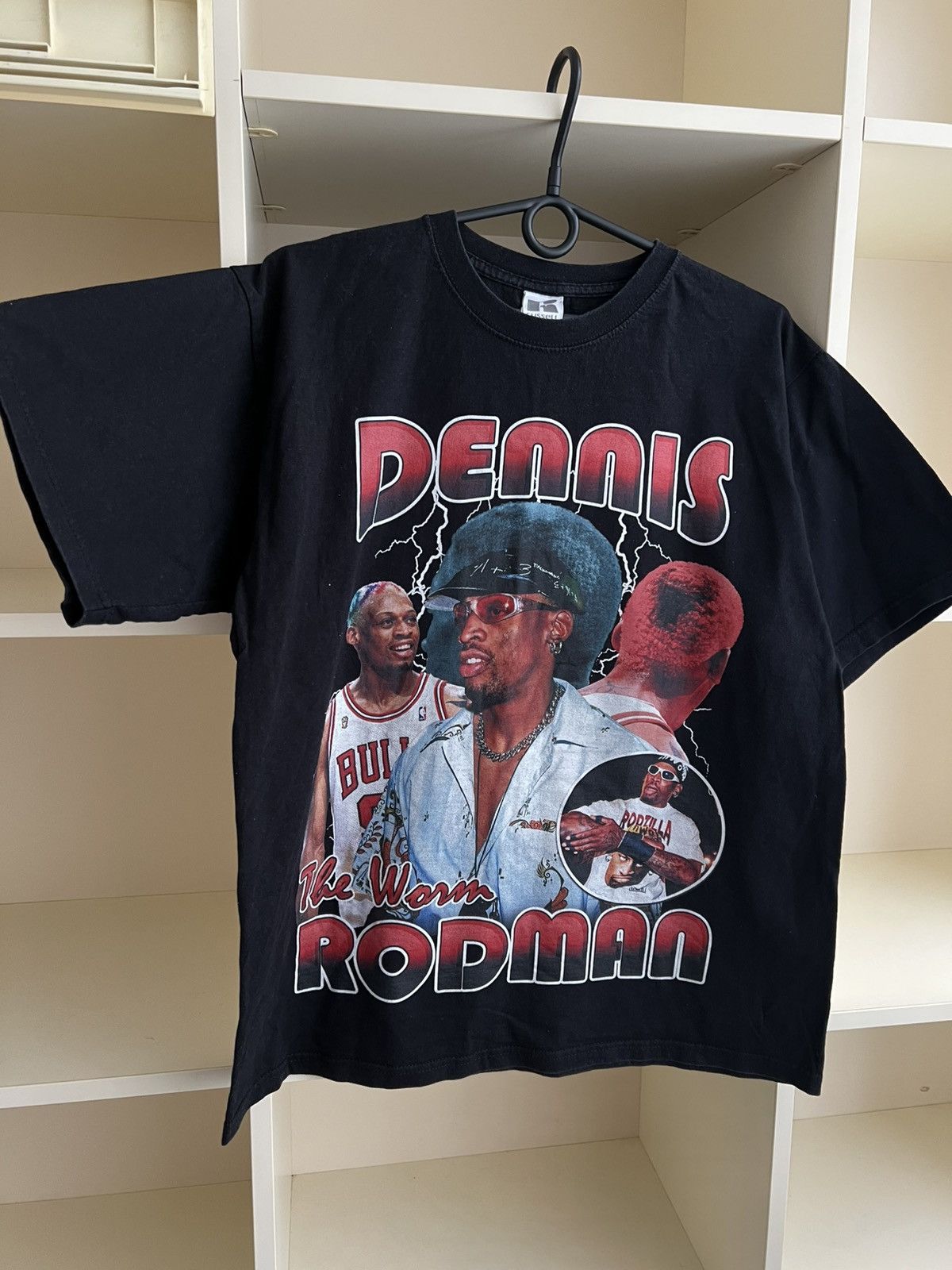 Vintage Vintage Dennis Rodman T-Shirt Basketball NBA Player Size M Size US M / EU 48-50 / 2 - 5 Thumbnail