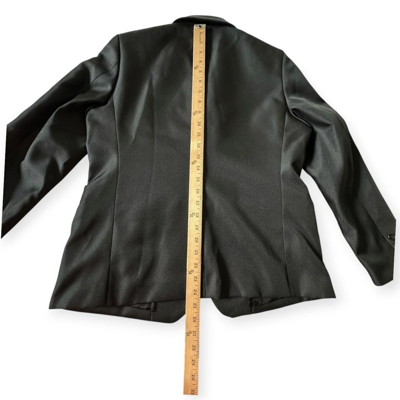 Comme des Garcons Comme des Garçons CDG Polyester Serge Thick Blazer Black, Si Size L / US 10 / IT 46 - 13 Thumbnail