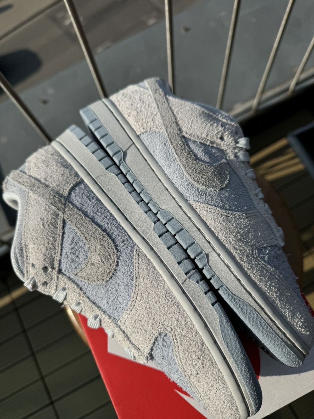 Nike Nike Dunk Low Light Armory Blue Photon Dust 38 EU FZ3779-025 Size US 7 / IT 37 - 5 Thumbnail