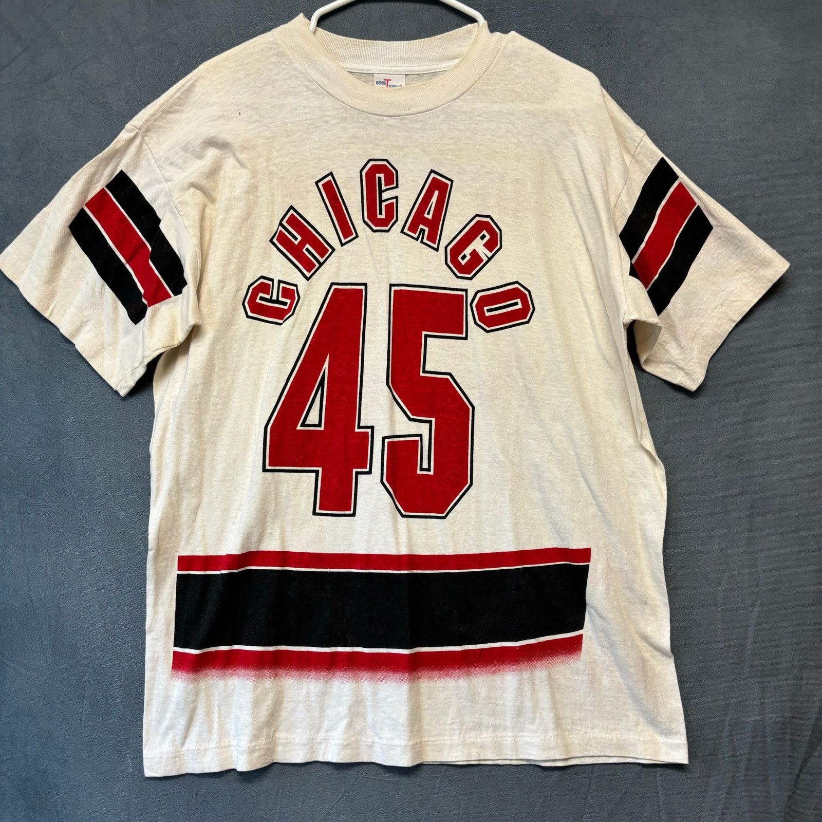 Other Short Hills Tee Vintage Michael Jordan Shirt 45 Hes Back Size US XL / EU 56 / 4 - 1 Thumbnail