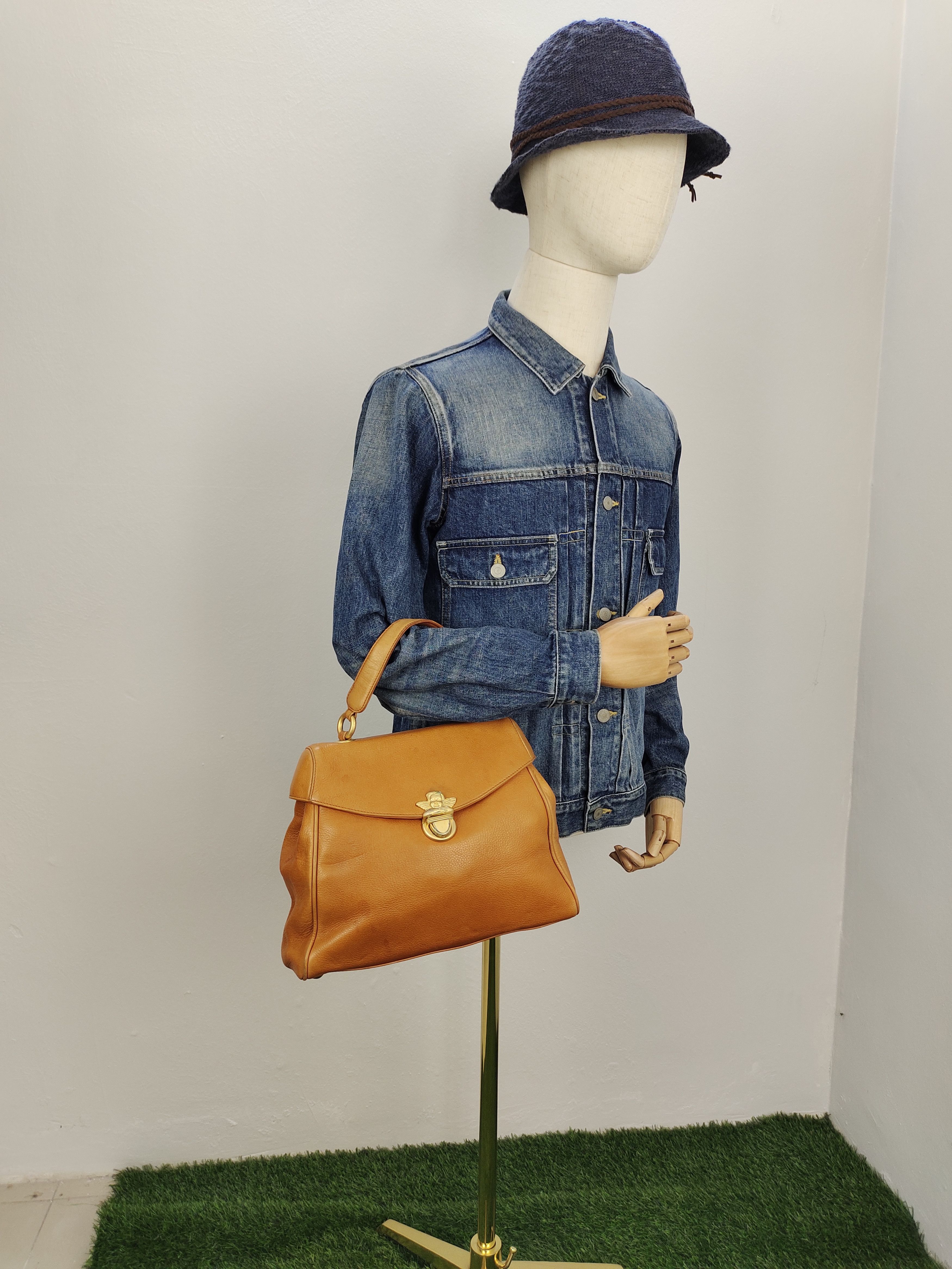 Vintage Vintage Comtesse Italy Patina Leather Tote Bag Size ONE SIZE - 2 Thumbnail