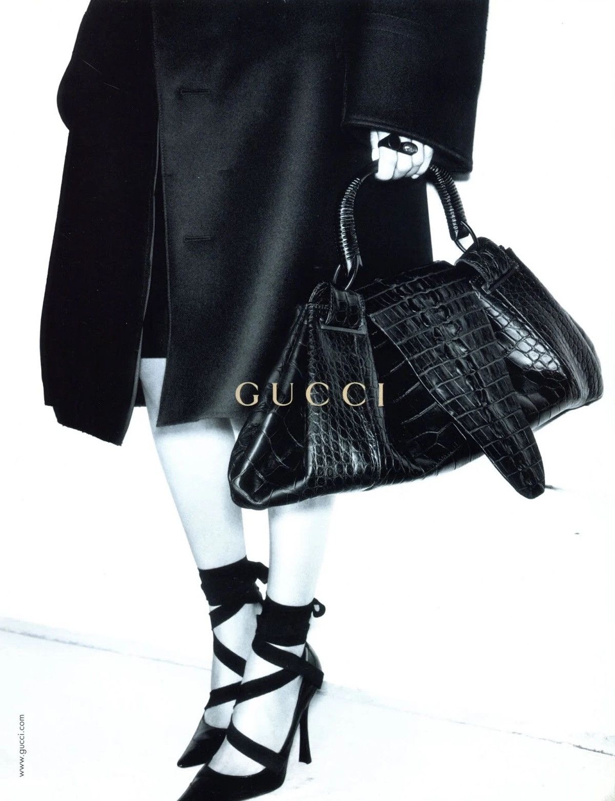 Tom Ford Gucci by Tom Ford 2002 Runway Lace Up High Heel Size US 7 / IT 37 - 1 Thumbnail