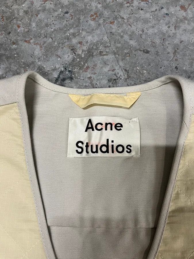 Acne Studios Acne Studios Beige Cargo Tactical Fisher Vest Size US M / EU 48-50 / 2 - 8 Thumbnail