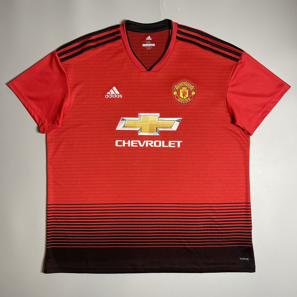 Adidas × Vintage MANCHESTER UNITED ADIDAS 2018/2019 SOCCER JERSEY #7 BECKHAM Size US XXL / EU 58 / 5 - 2 Thumbnail