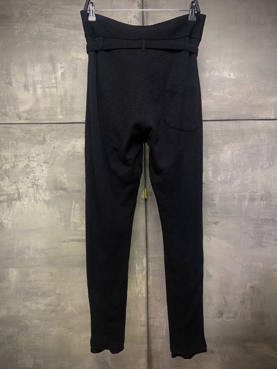 Ann Demeulemeester Ribbed wrap sweatpants double layer M Size US 30 / EU 46 - 2 Thumbnail
