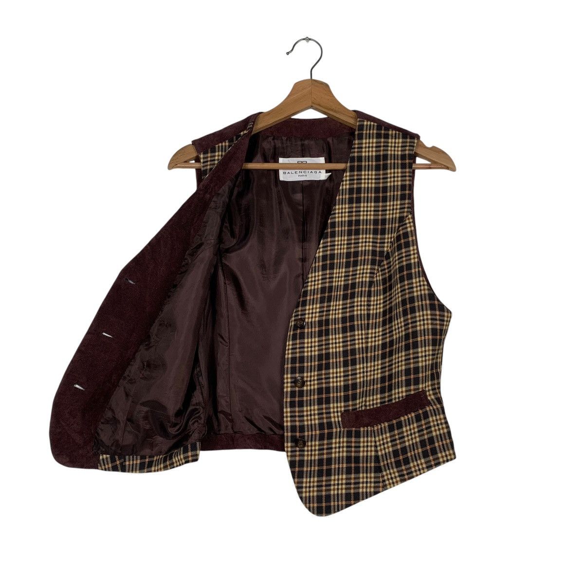 Balenciaga Balenciaga Nova Check Vest Size L / US 10 / IT 46 - 9 Thumbnail
