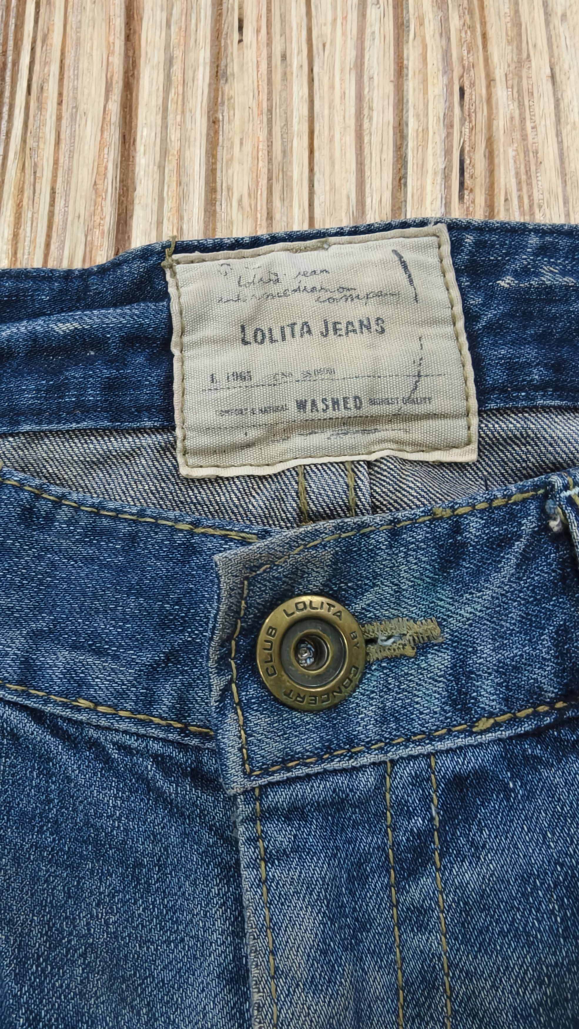 Japanese Brand vintage lolita flare denim jeans Size US 33 - 6 Thumbnail
