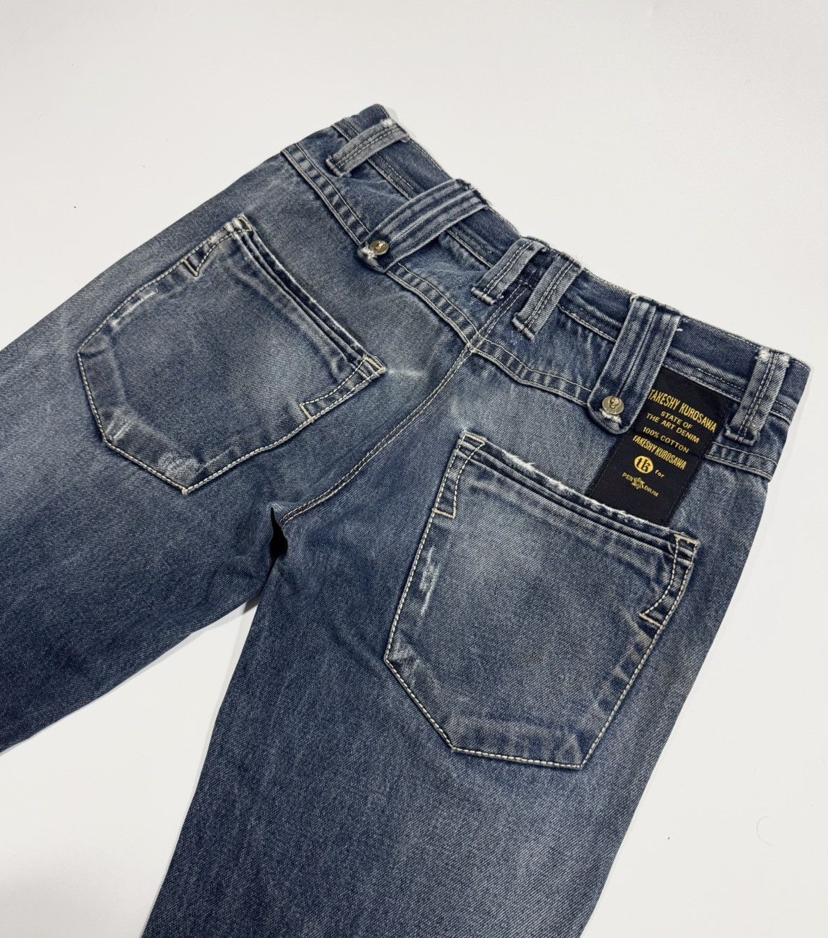 Takeshy Kurosawa Takeshy Kurosawa Jeans Distressed Denim Unique Design Size US 30 / EU 46 - 6 Thumbnail