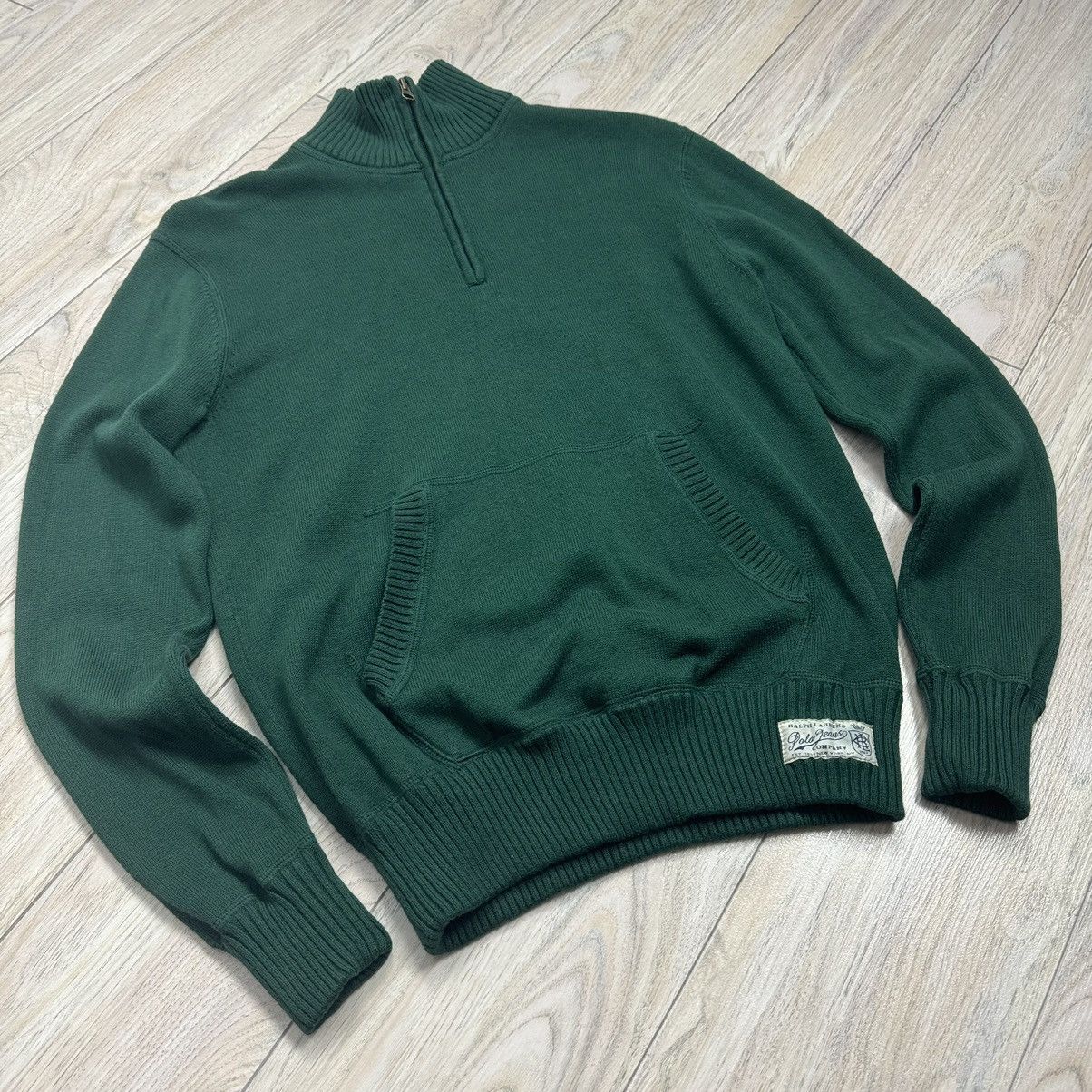 Polo Ralph Lauren Vintage Polo Ralph Lauren Quarter Zip Up Woven Sweatshirt Size US S / EU 44-46 / 1 - 1 Thumbnail