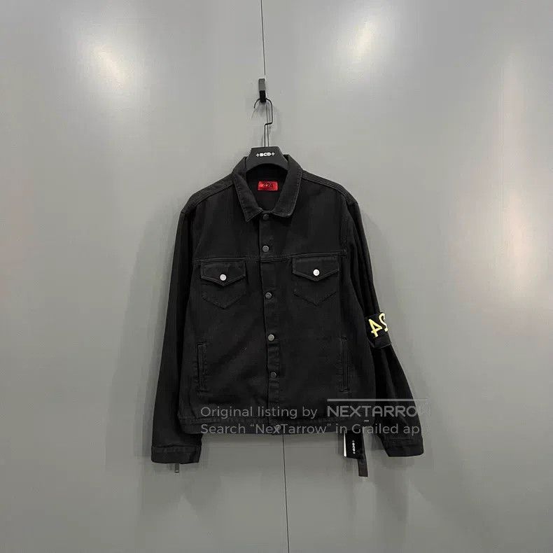 424 424 Black Denim Jacket Size US XL / EU 56 / 4 - 1 Thumbnail