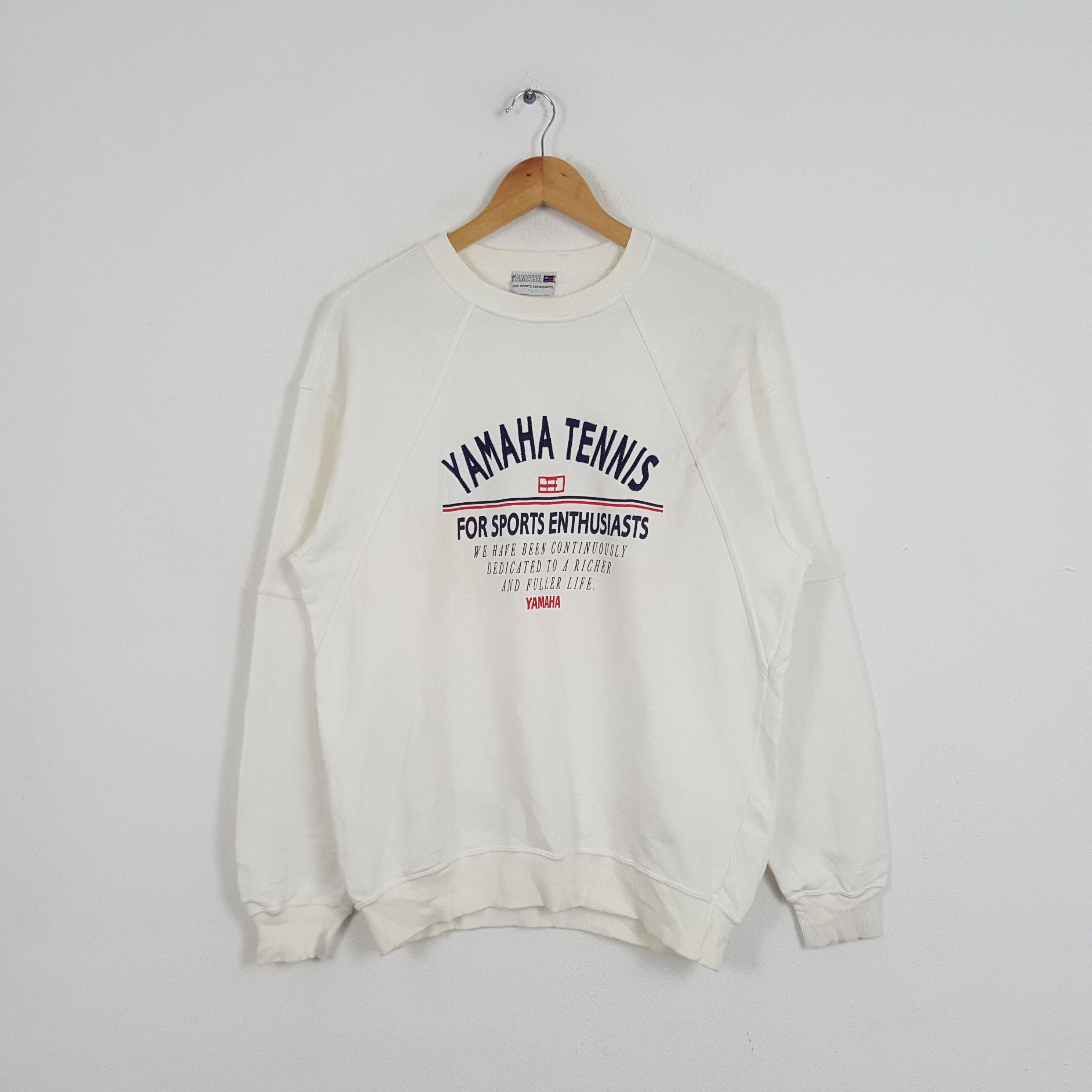 Vintage × Yamaha Vintage Yamaha Tennis Japanese Streetwear Sweatshirt Size US M / EU 48-50 / 2 - 1 Thumbnail