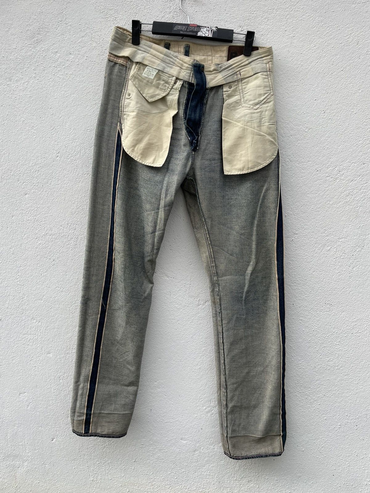 If Six Was Nine R Newbold”s New & Old Selvedge Denim Jeans Size US 33 - 19 Thumbnail
