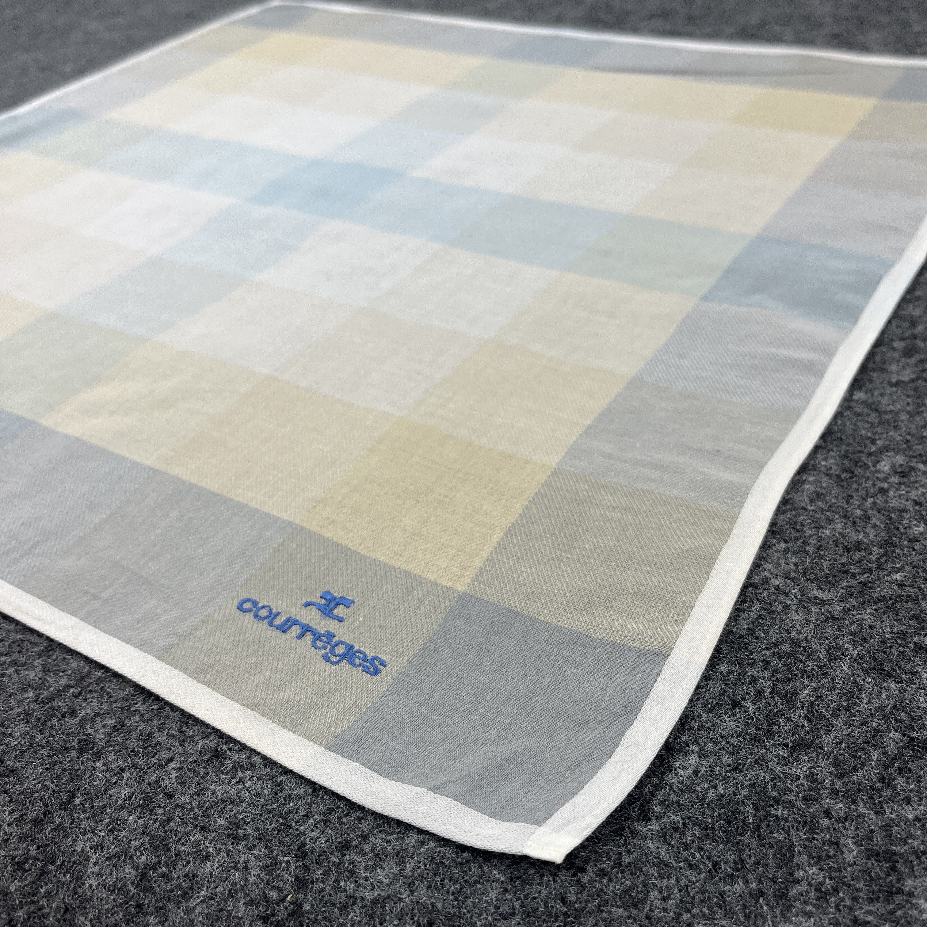 Courreges × Vintage Courreges Handkerchief / Bandana / Neckerchief B129 Size ONE SIZE - 4 Thumbnail