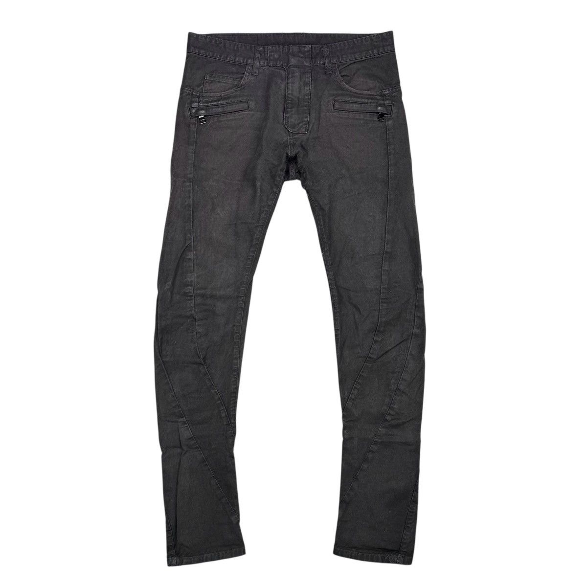 Balmain BALMAIN FW14 SPIRAL CUT DENIM Size US 32 / EU 48 - 2 Thumbnail