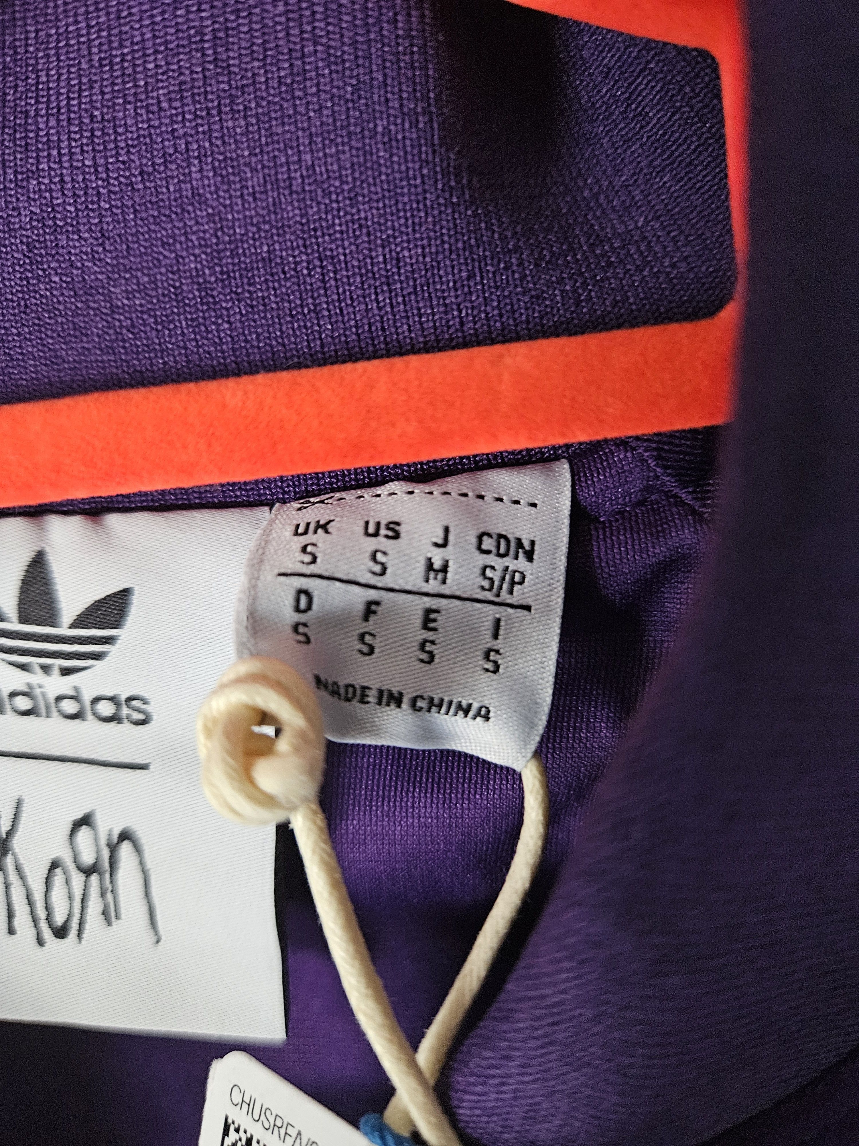 Adidas Adidas x Korn Purple Sequin Jacket Small Size US S / EU 44-46 / 1 - 5 Thumbnail